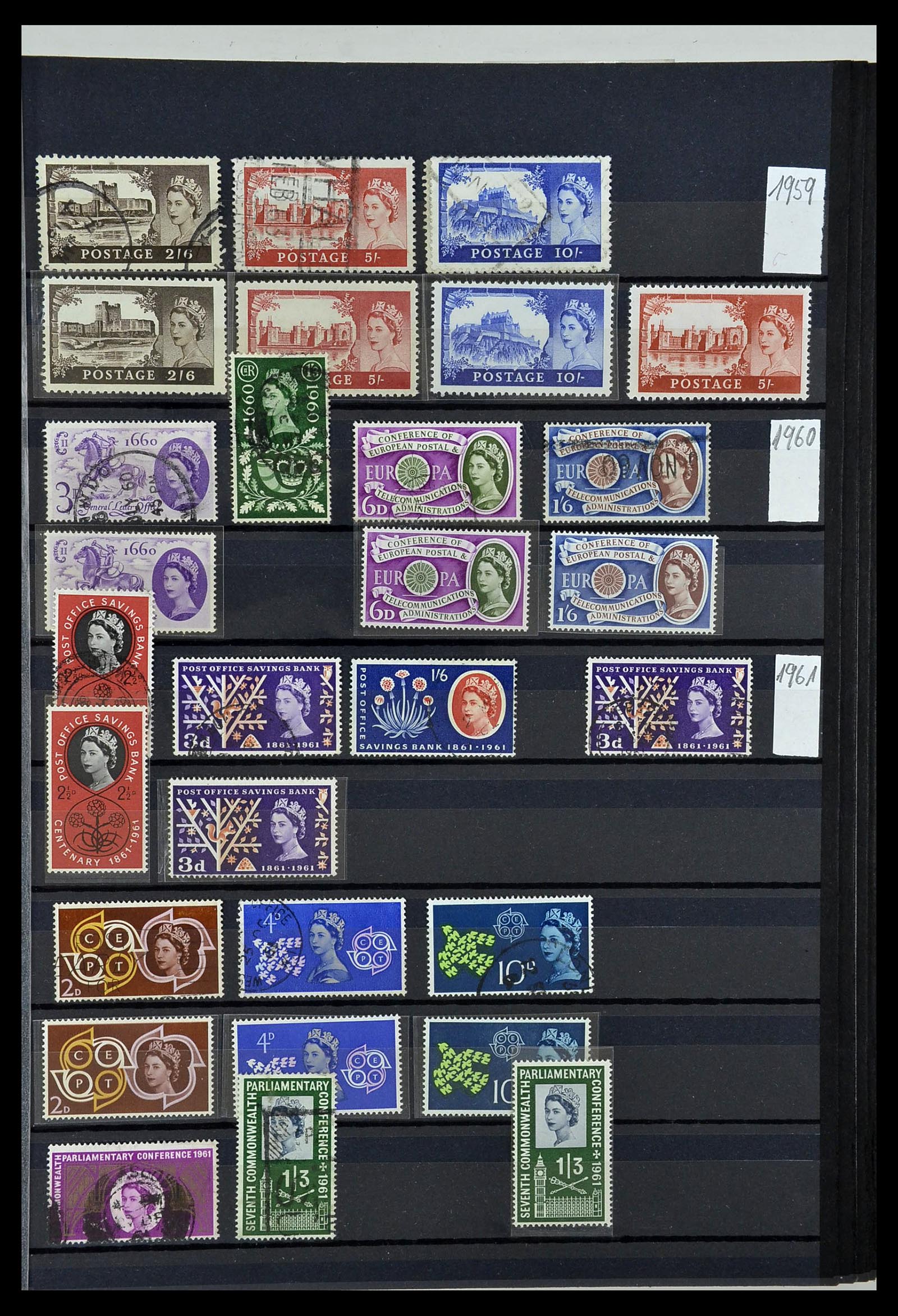 34084 015 - Postzegelverzameling 34084 Engeland 1844-1997.