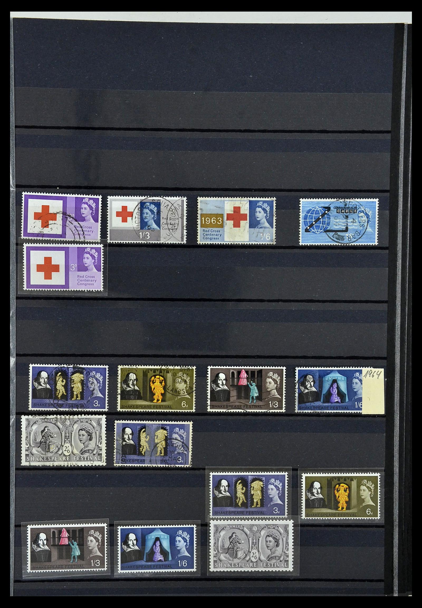 34084 017 - Postzegelverzameling 34084 Engeland 1844-1997.