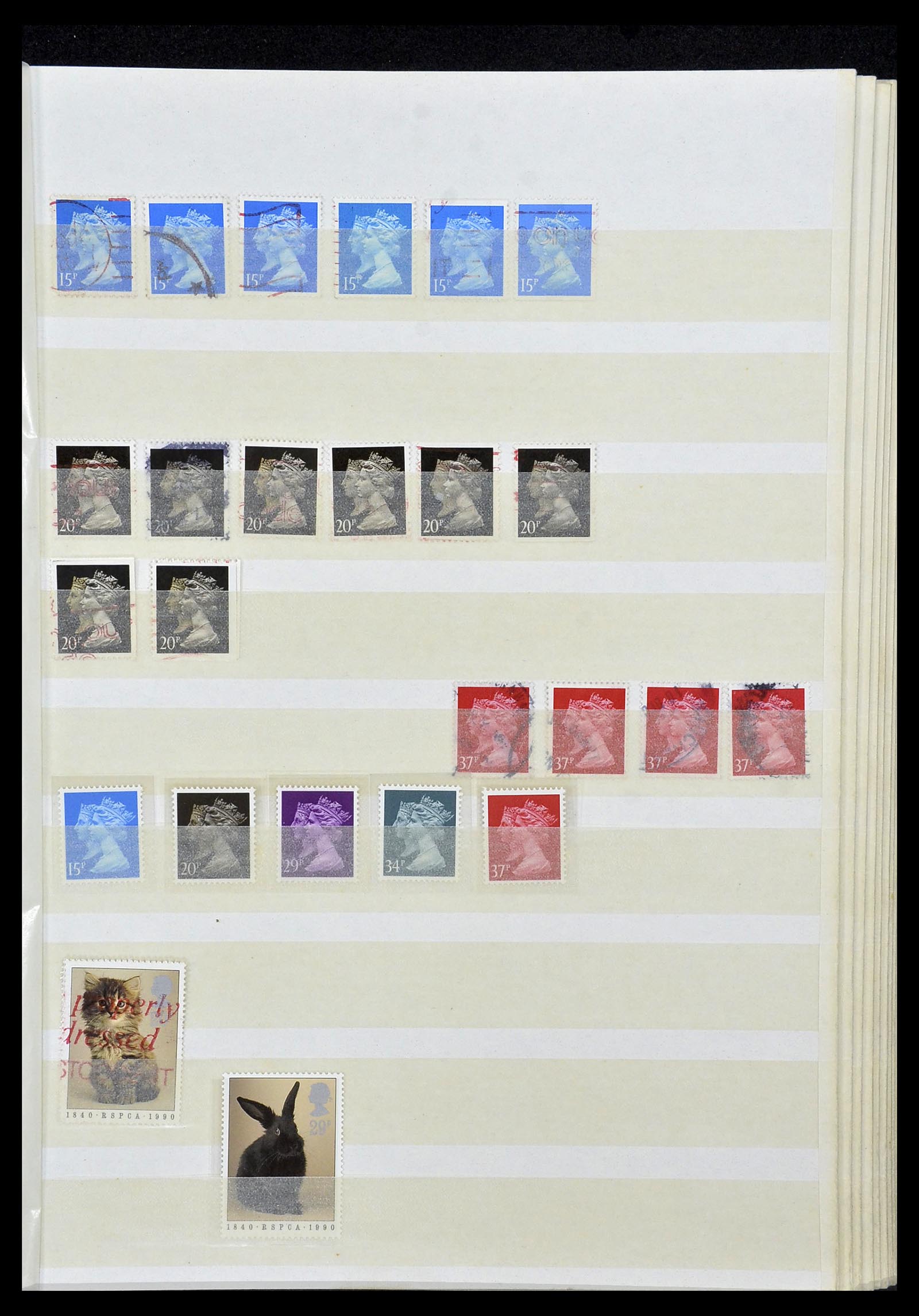 34084 086 - Stamp collection 34084 Great Britain 1844-1997.