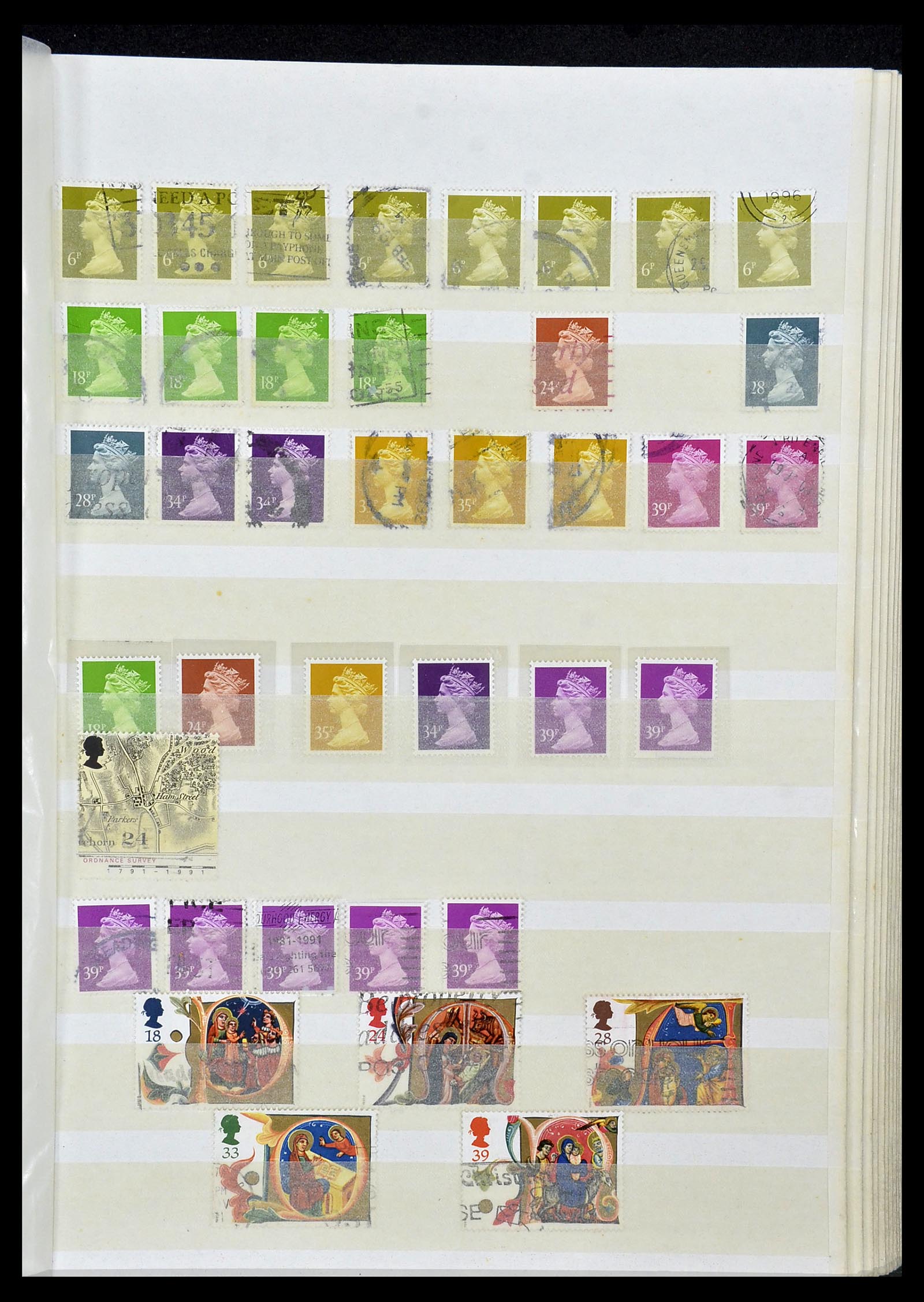 34084 093 - Stamp collection 34084 Great Britain 1844-1997.