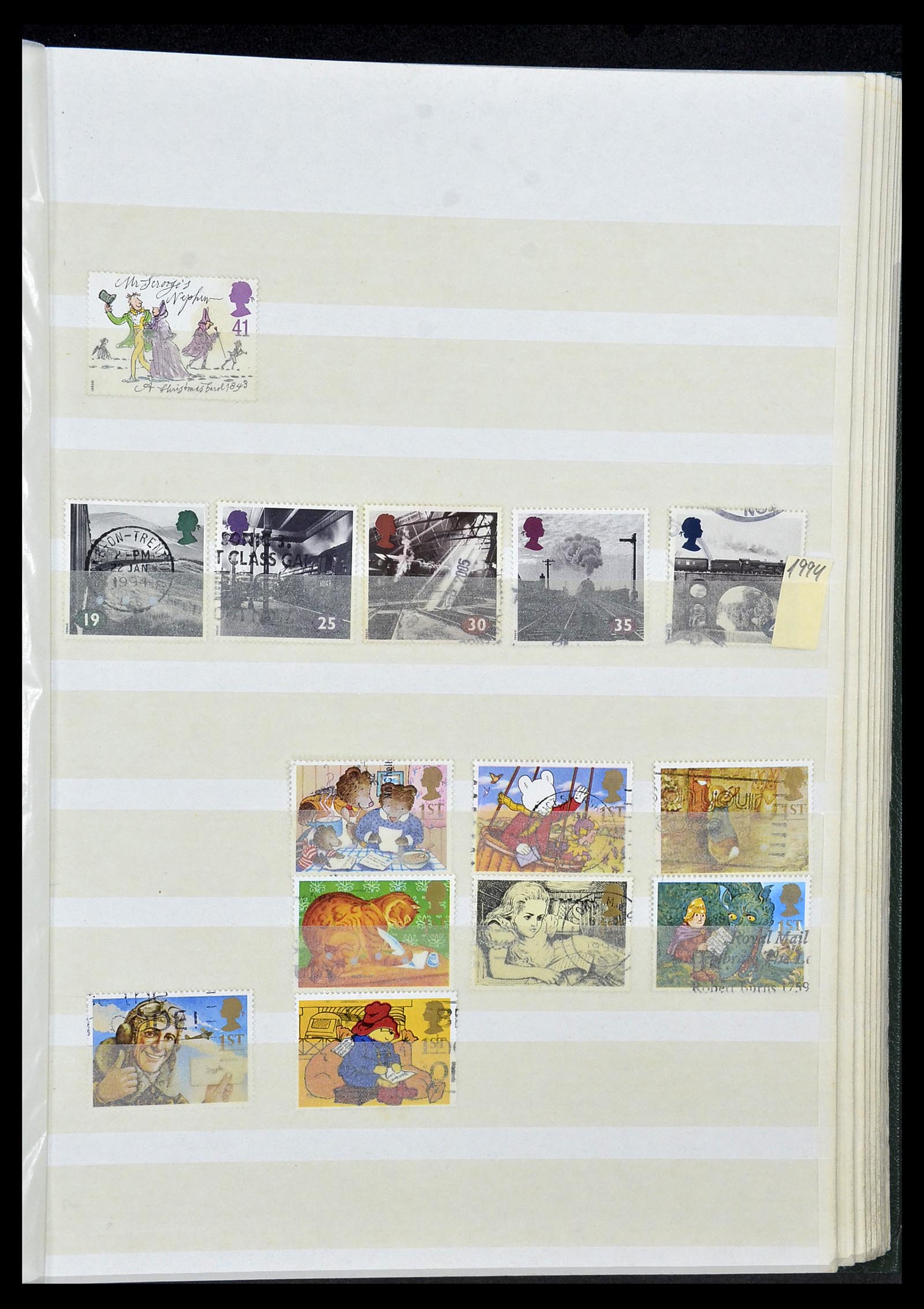 34084 104 - Stamp collection 34084 Great Britain 1844-1997.