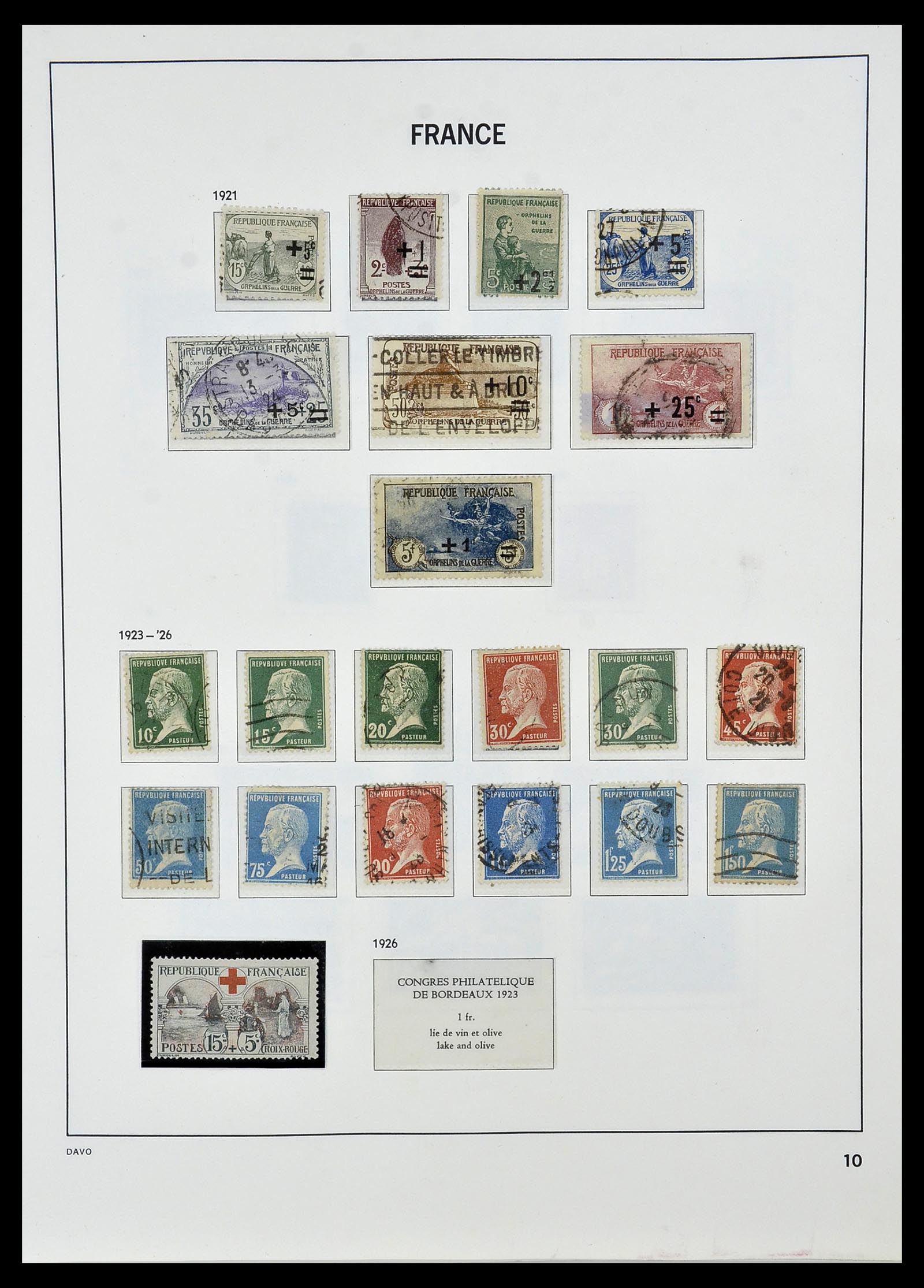 34085 011 - Stamp collection 34085 France 1849-1988.