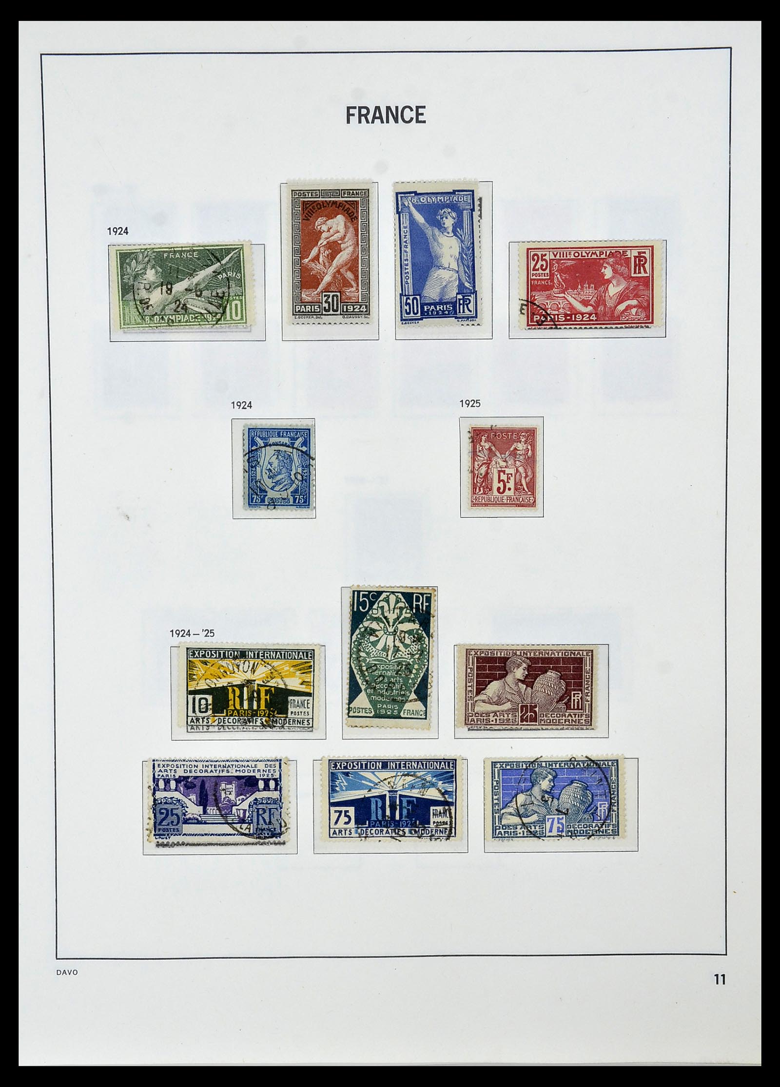 34085 012 - Stamp collection 34085 France 1849-1988.