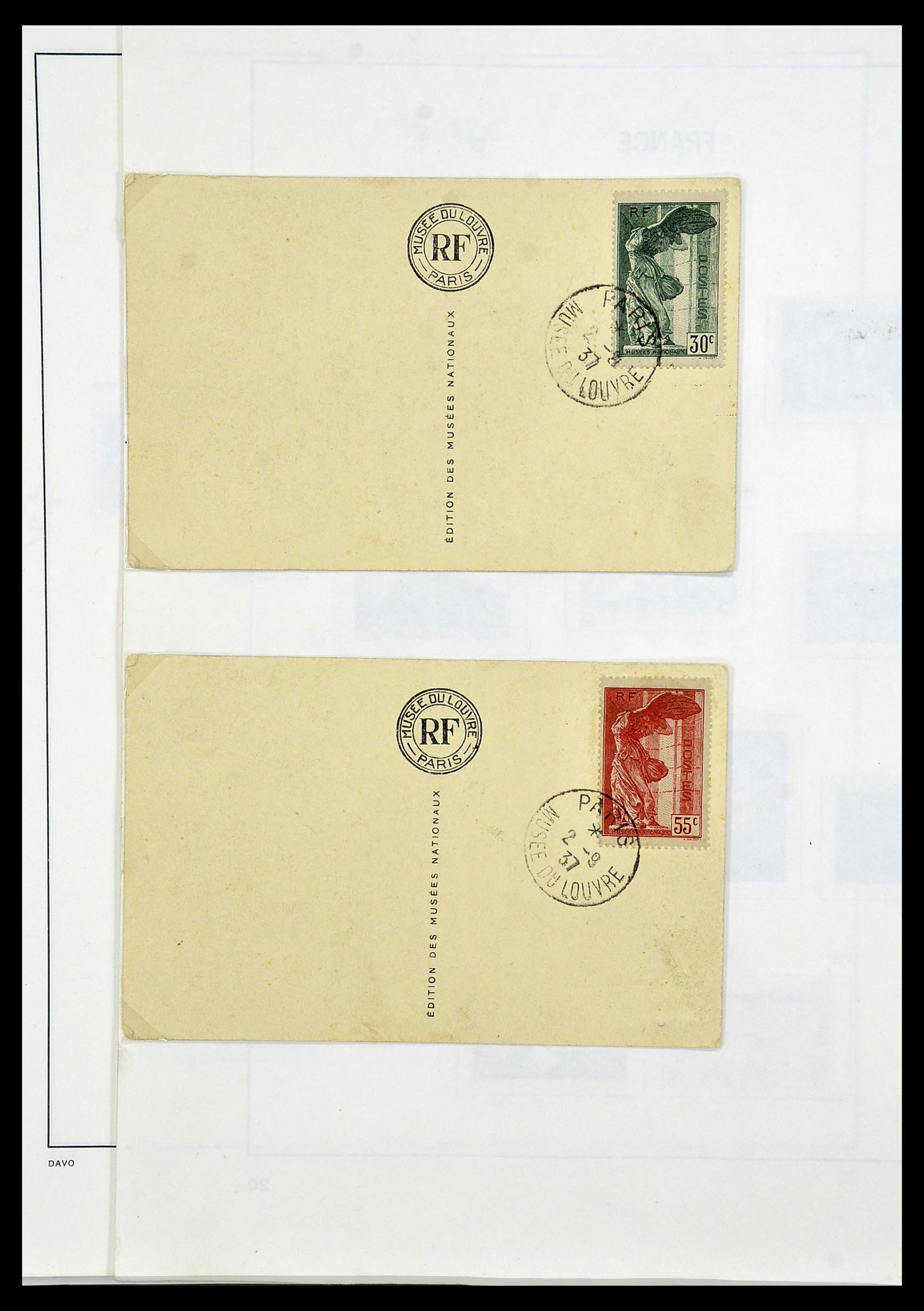 34085 023 - Postzegelverzameling 34085 Frankrijk 1849-1988.