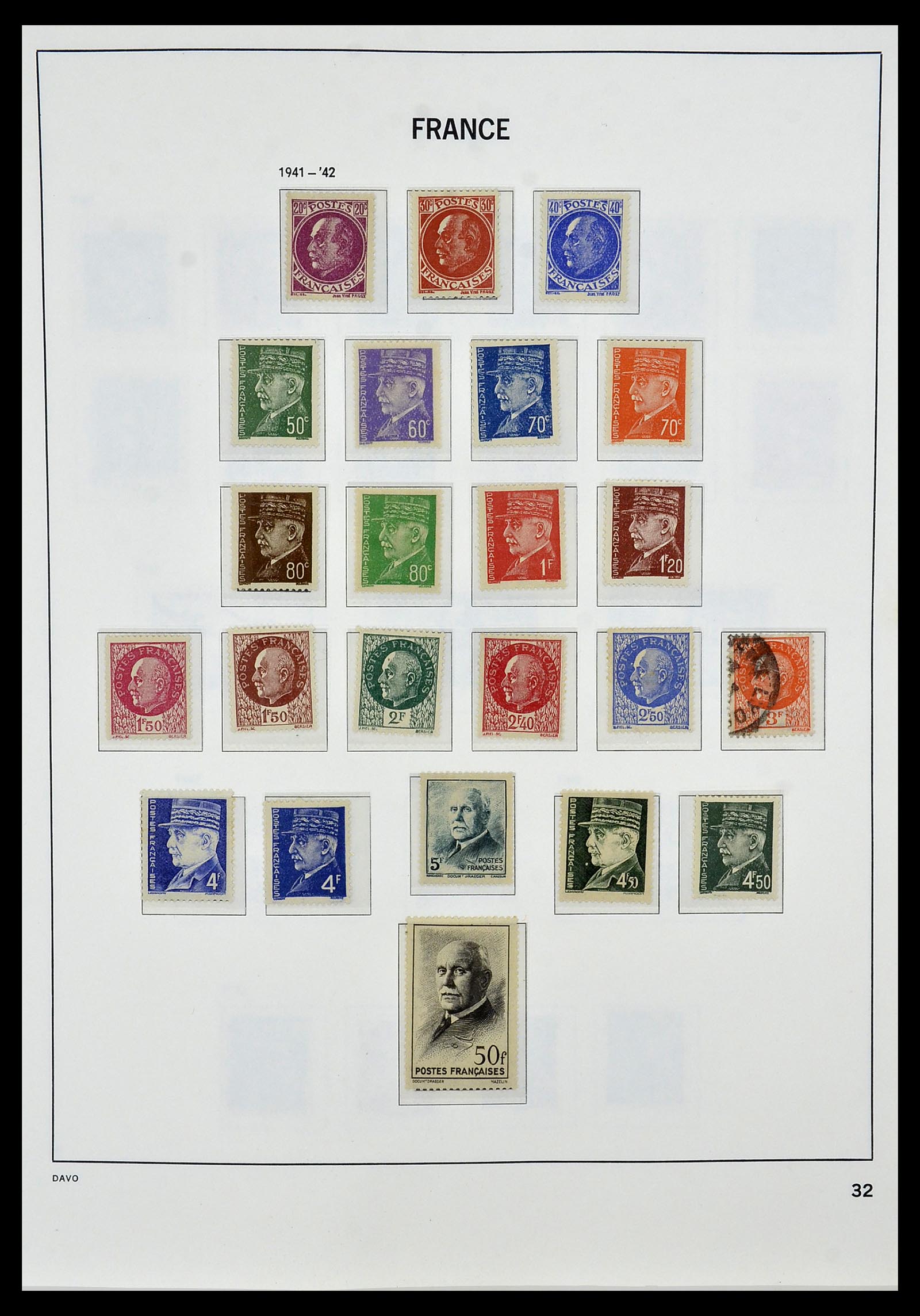 34085 034 - Stamp collection 34085 France 1849-1988.