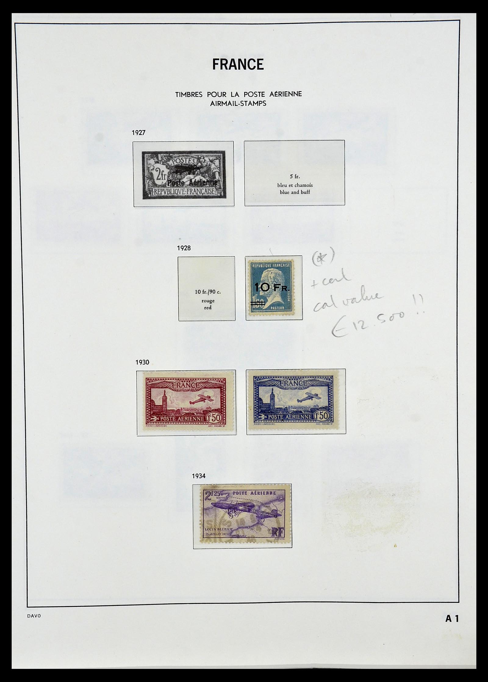 34085 057 - Postzegelverzameling 34085 Frankrijk 1849-1988.