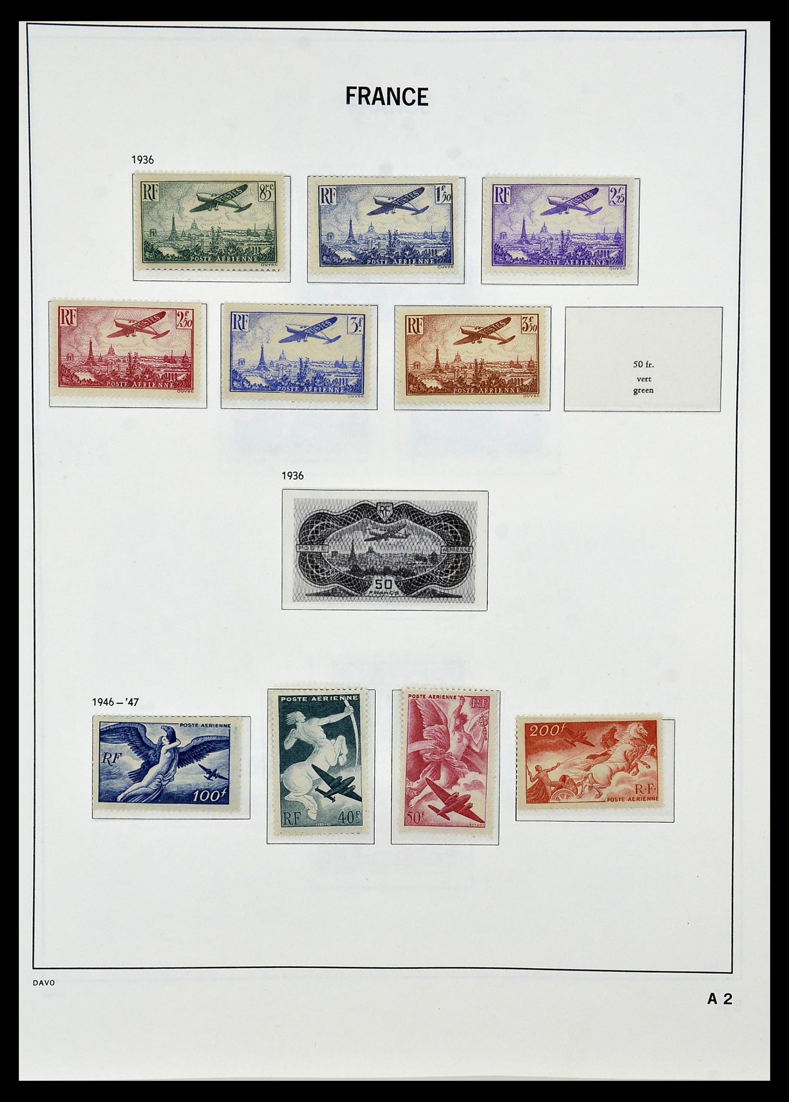 34085 058 - Postzegelverzameling 34085 Frankrijk 1849-1988.