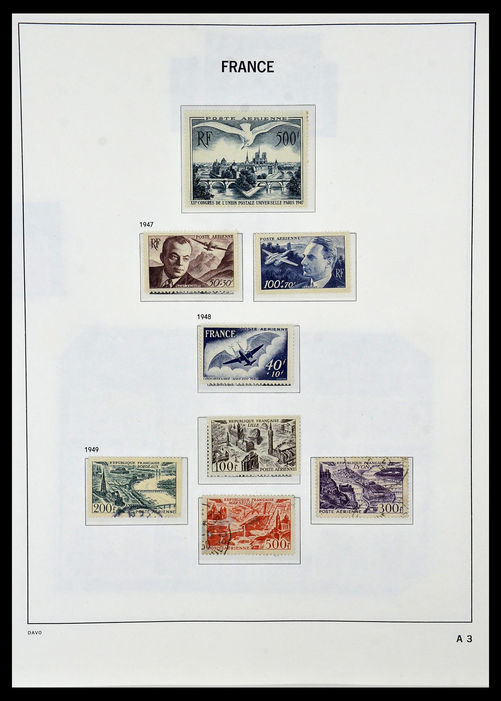 34085 059 - Postzegelverzameling 34085 Frankrijk 1849-1988.