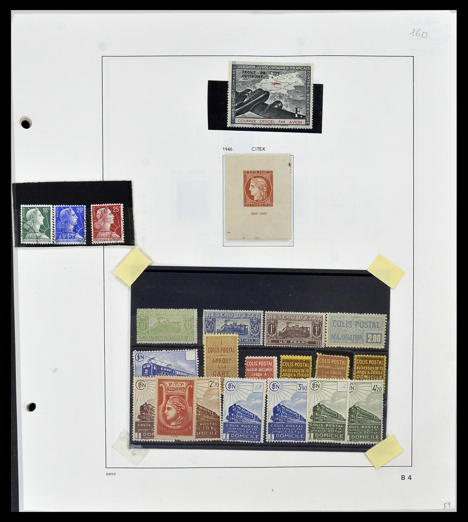 34085 060 - Postzegelverzameling 34085 Frankrijk 1849-1988.