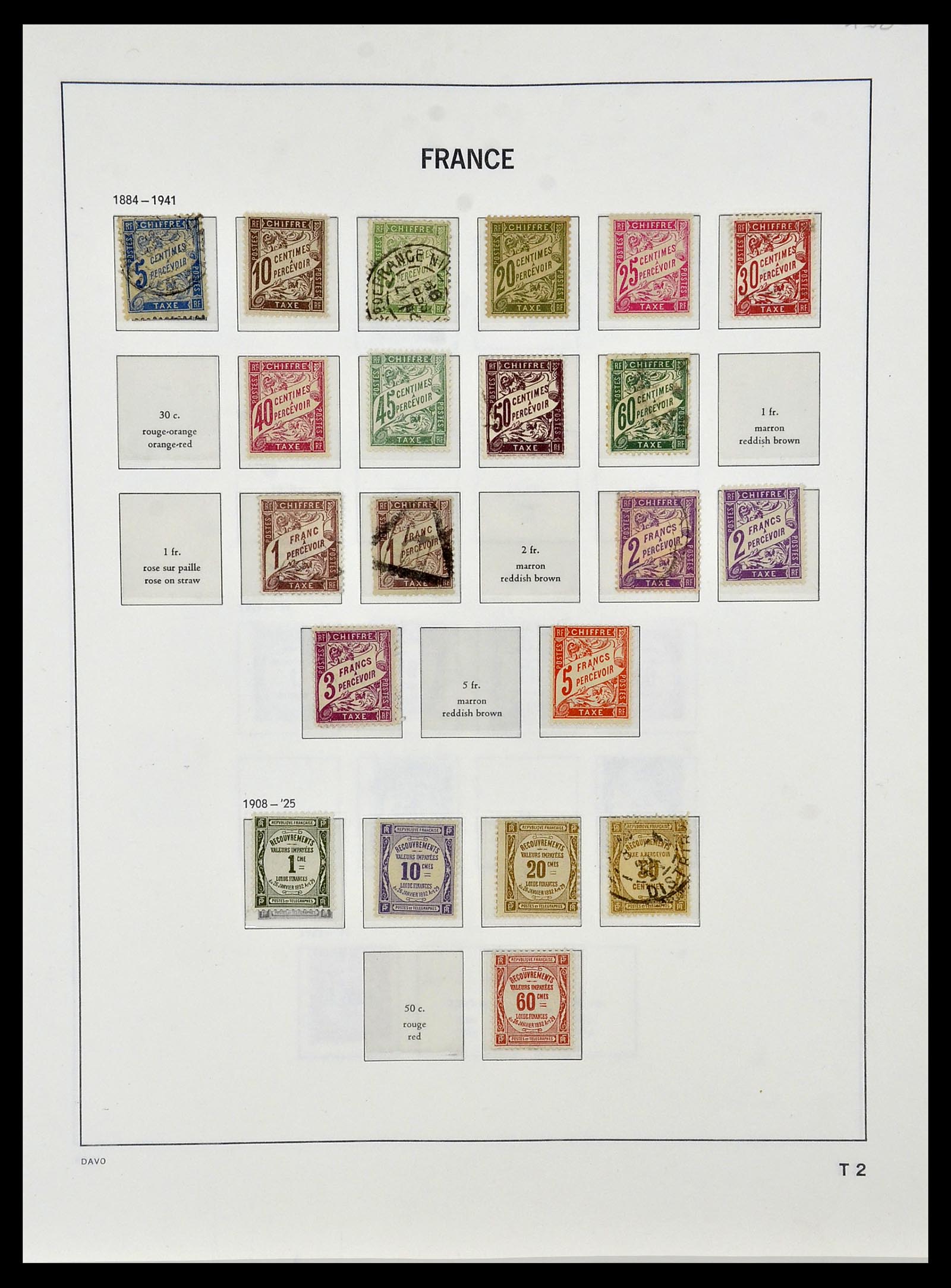 34085 066 - Postzegelverzameling 34085 Frankrijk 1849-1988.