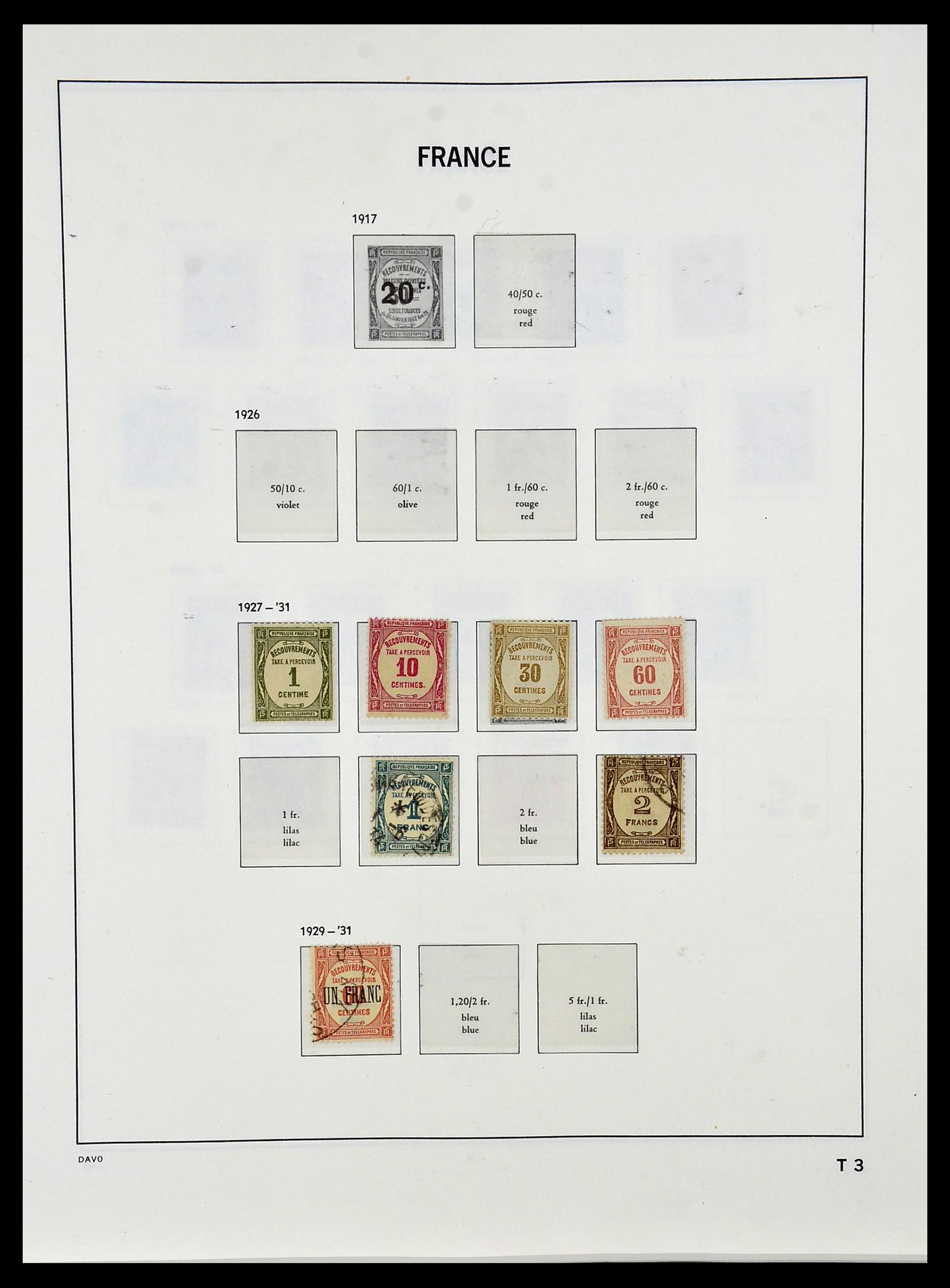 34085 067 - Postzegelverzameling 34085 Frankrijk 1849-1988.