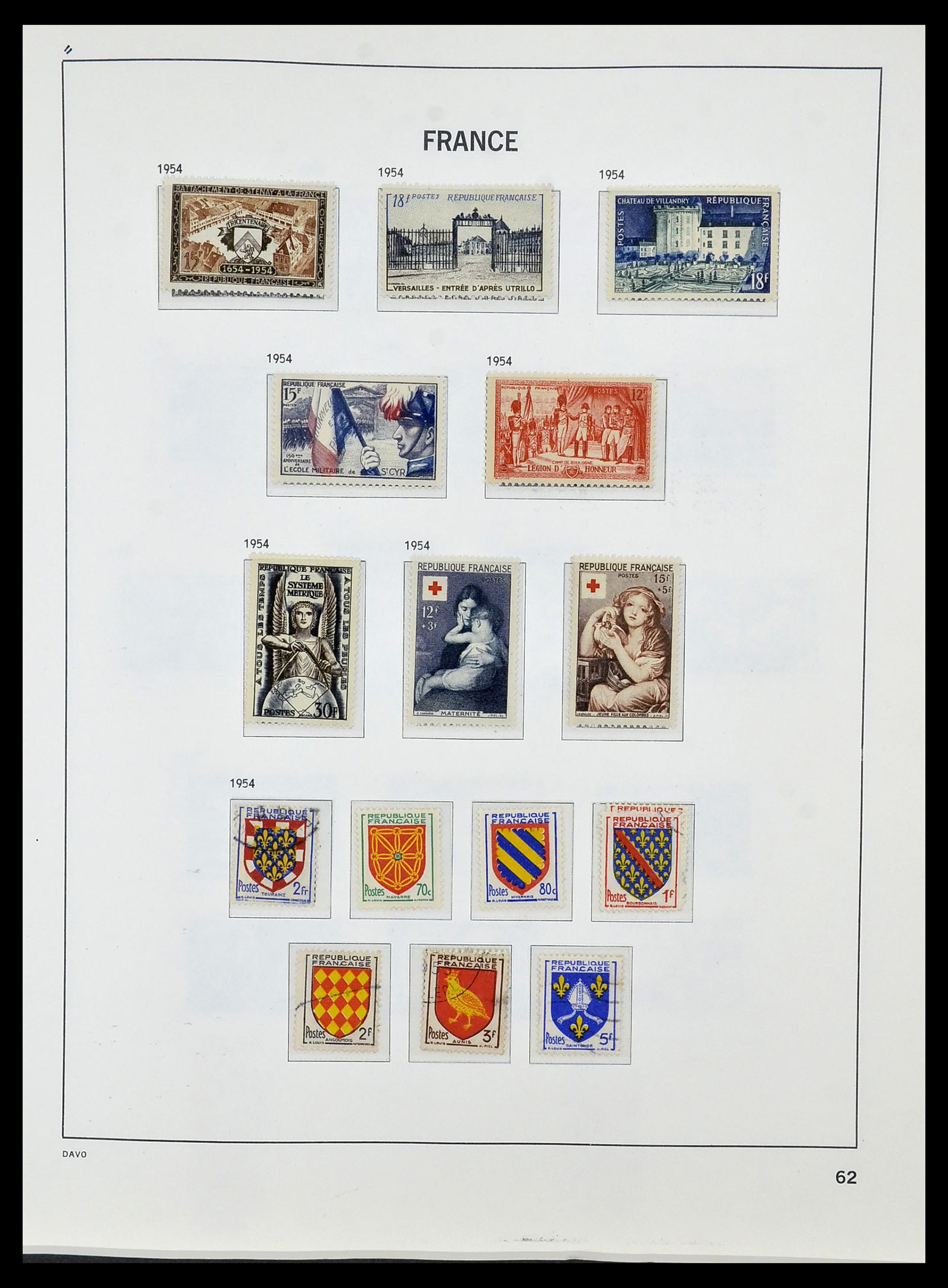 34085 085 - Postzegelverzameling 34085 Frankrijk 1849-1988.