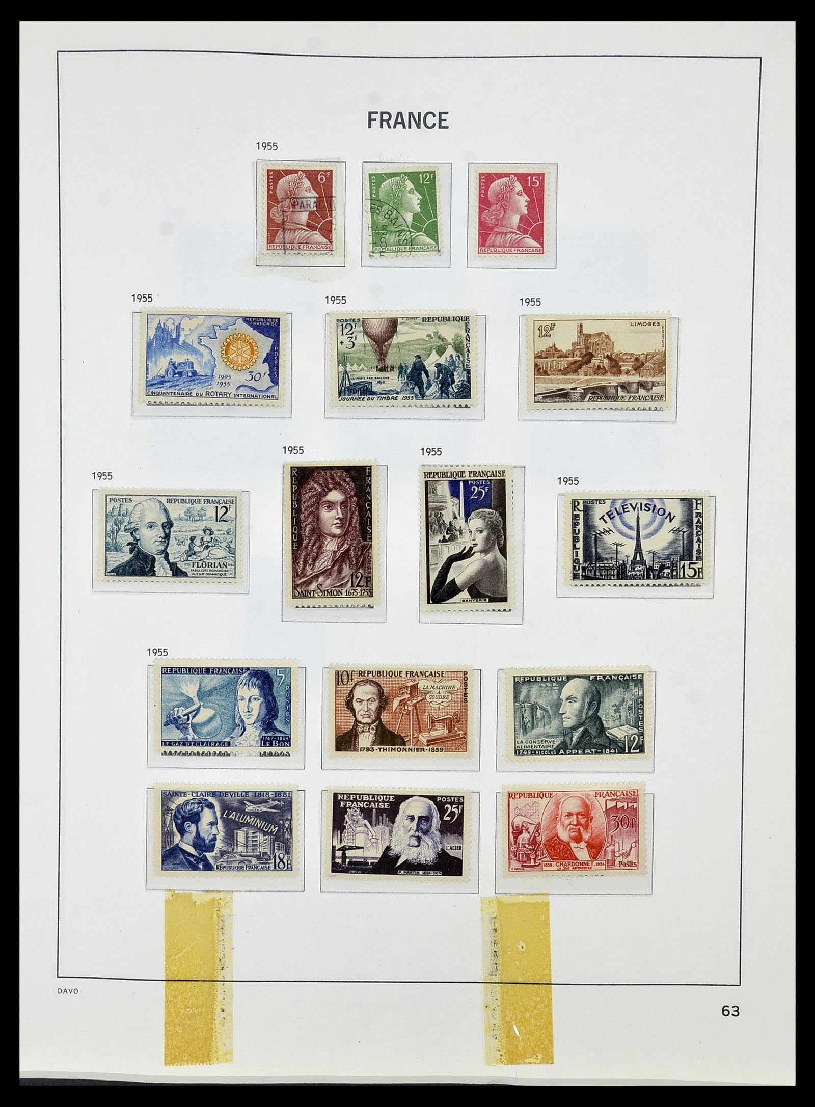 34085 086 - Postzegelverzameling 34085 Frankrijk 1849-1988.
