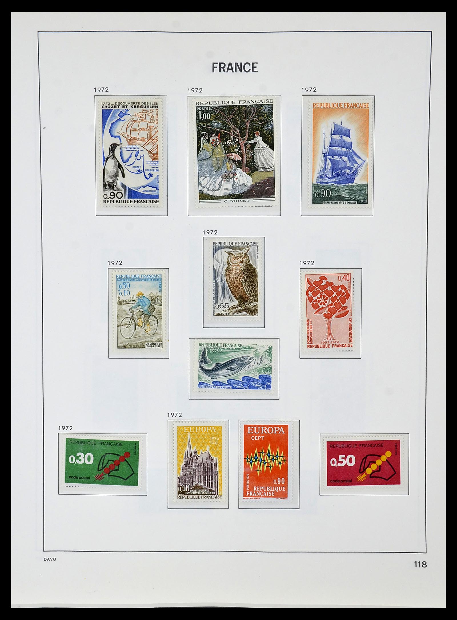 34085 141 - Postzegelverzameling 34085 Frankrijk 1849-1988.