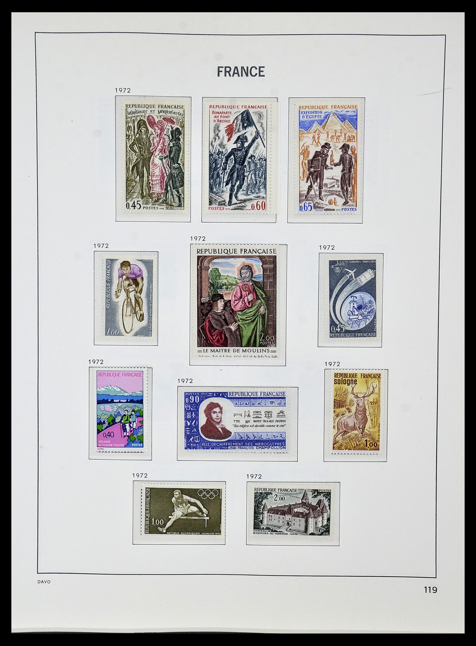 34085 142 - Postzegelverzameling 34085 Frankrijk 1849-1988.