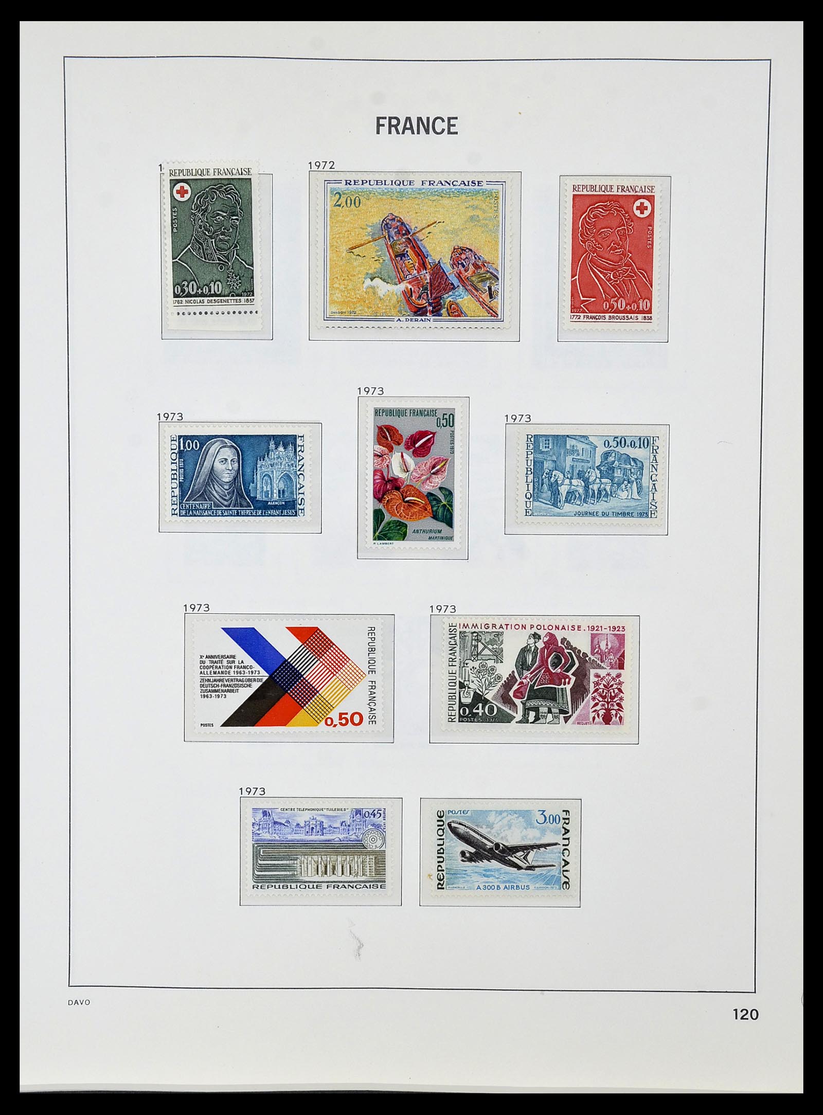 34085 143 - Postzegelverzameling 34085 Frankrijk 1849-1988.