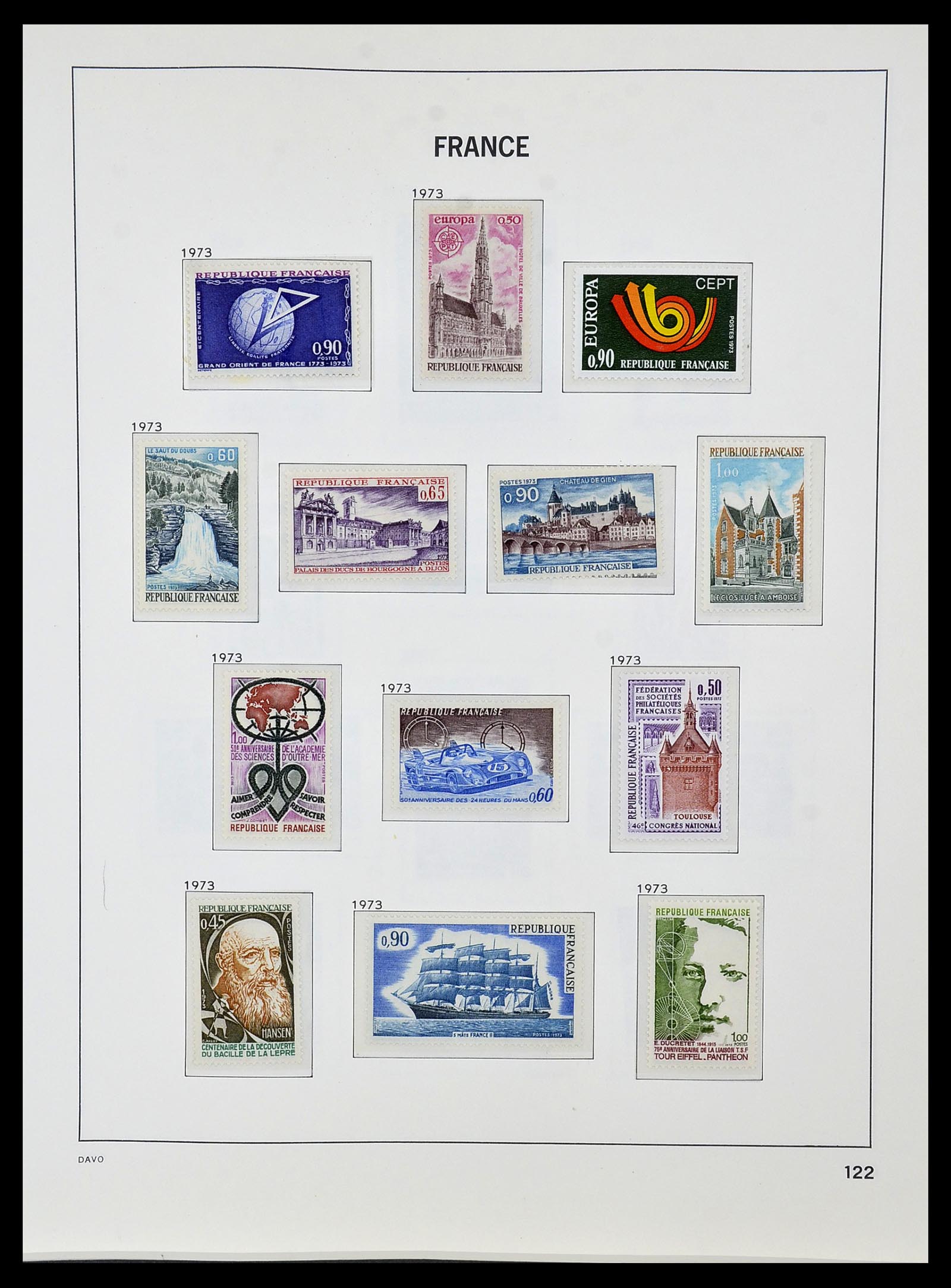 34085 145 - Postzegelverzameling 34085 Frankrijk 1849-1988.