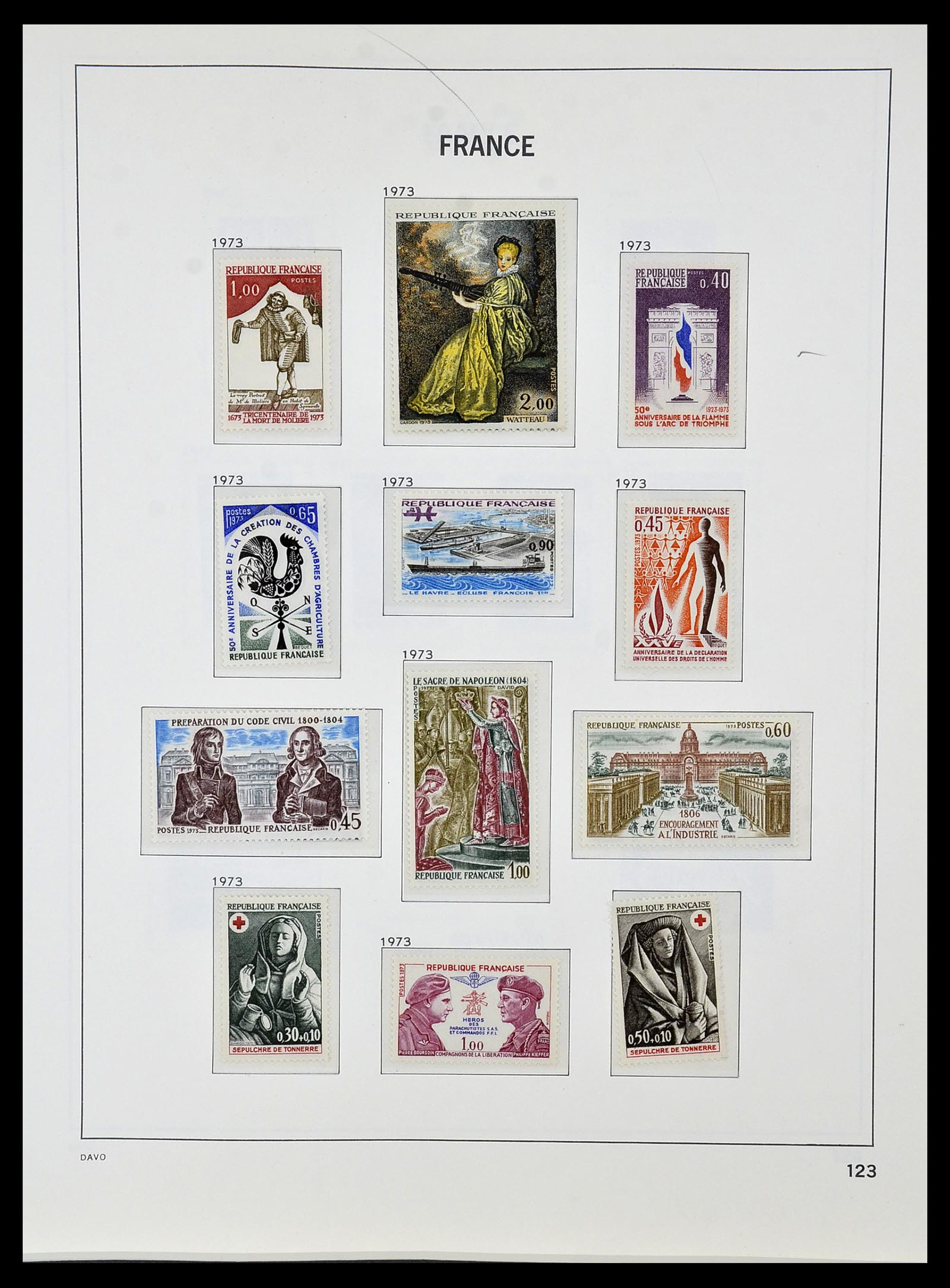 34085 146 - Postzegelverzameling 34085 Frankrijk 1849-1988.