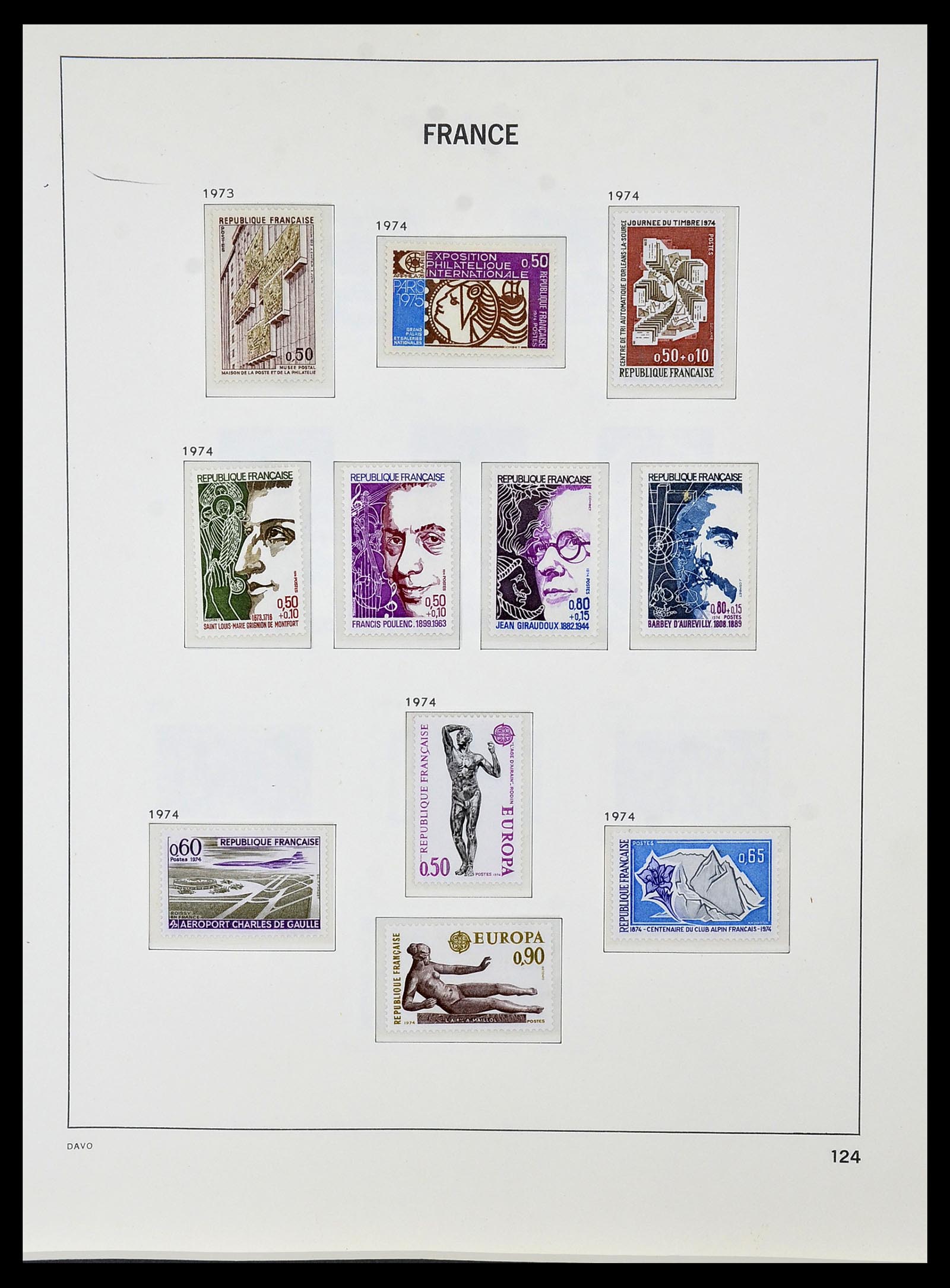 34085 147 - Postzegelverzameling 34085 Frankrijk 1849-1988.