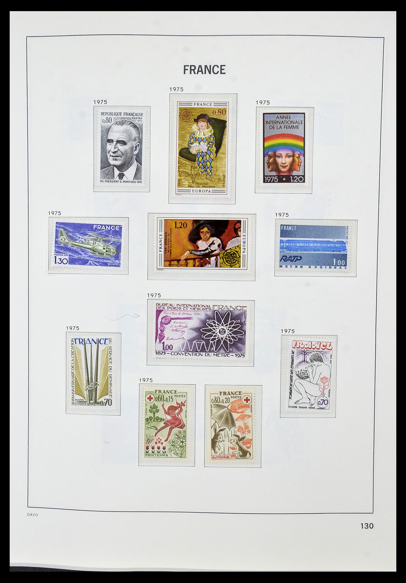 34085 153 - Postzegelverzameling 34085 Frankrijk 1849-1988.