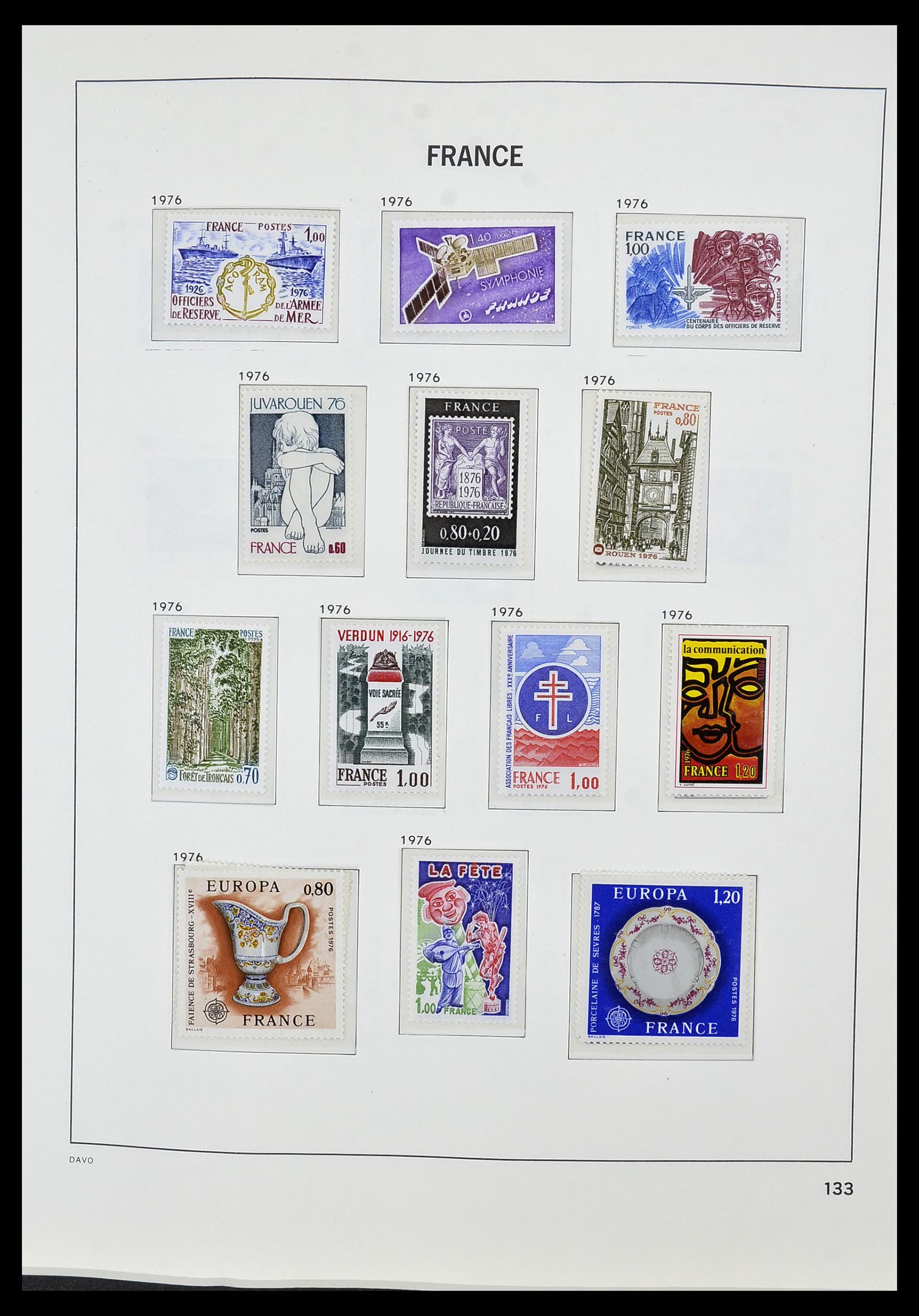 34085 156 - Postzegelverzameling 34085 Frankrijk 1849-1988.