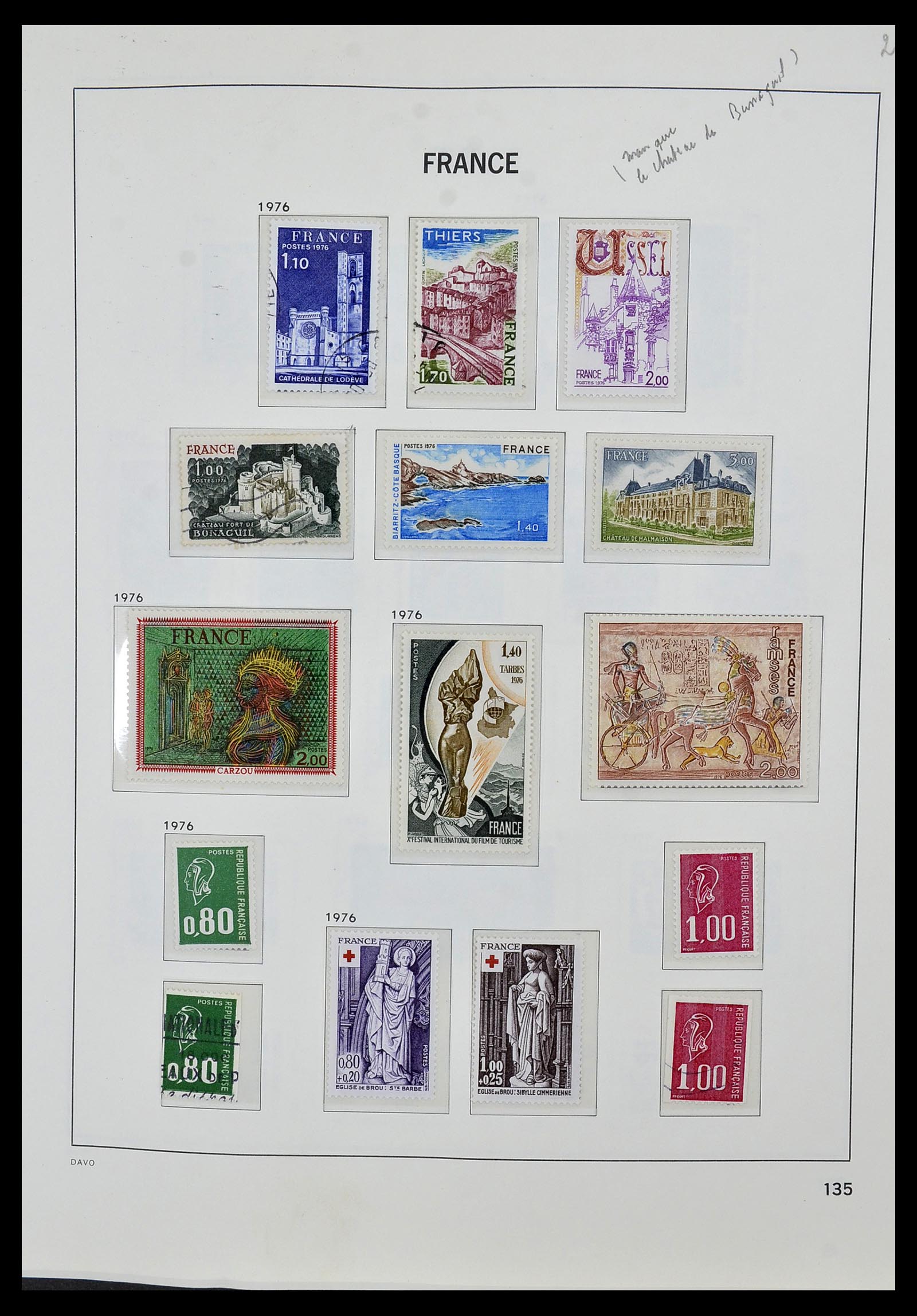34085 158 - Postzegelverzameling 34085 Frankrijk 1849-1988.