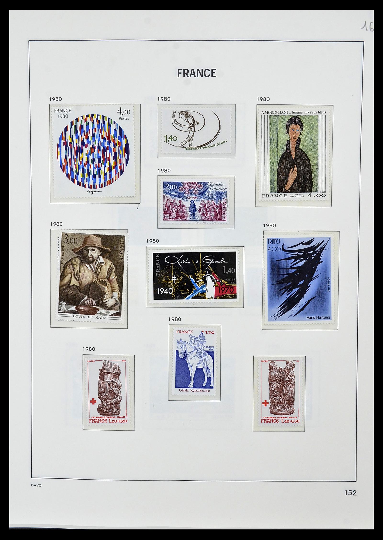 34085 181 - Postzegelverzameling 34085 Frankrijk 1849-1988.