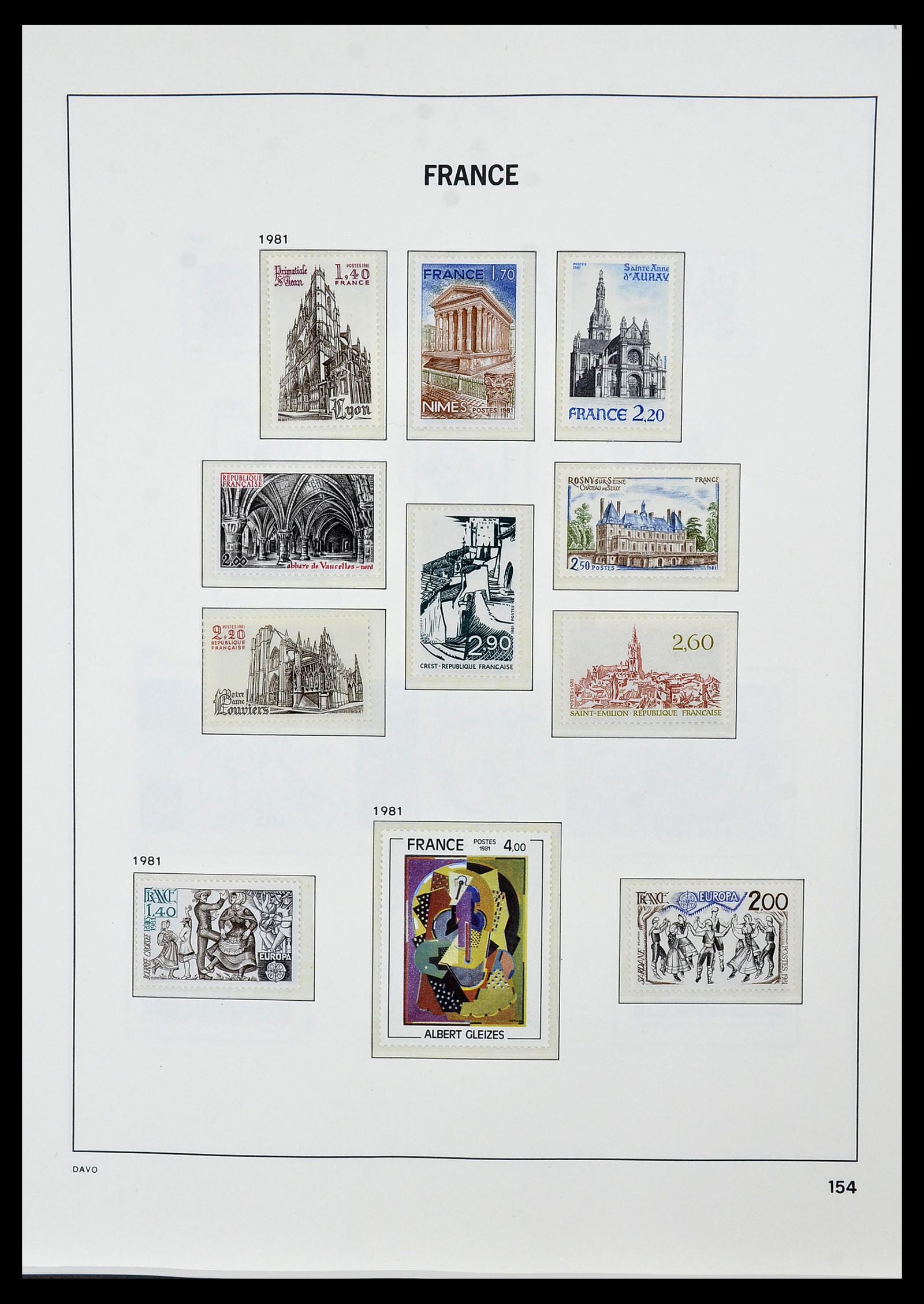 34085 183 - Postzegelverzameling 34085 Frankrijk 1849-1988.