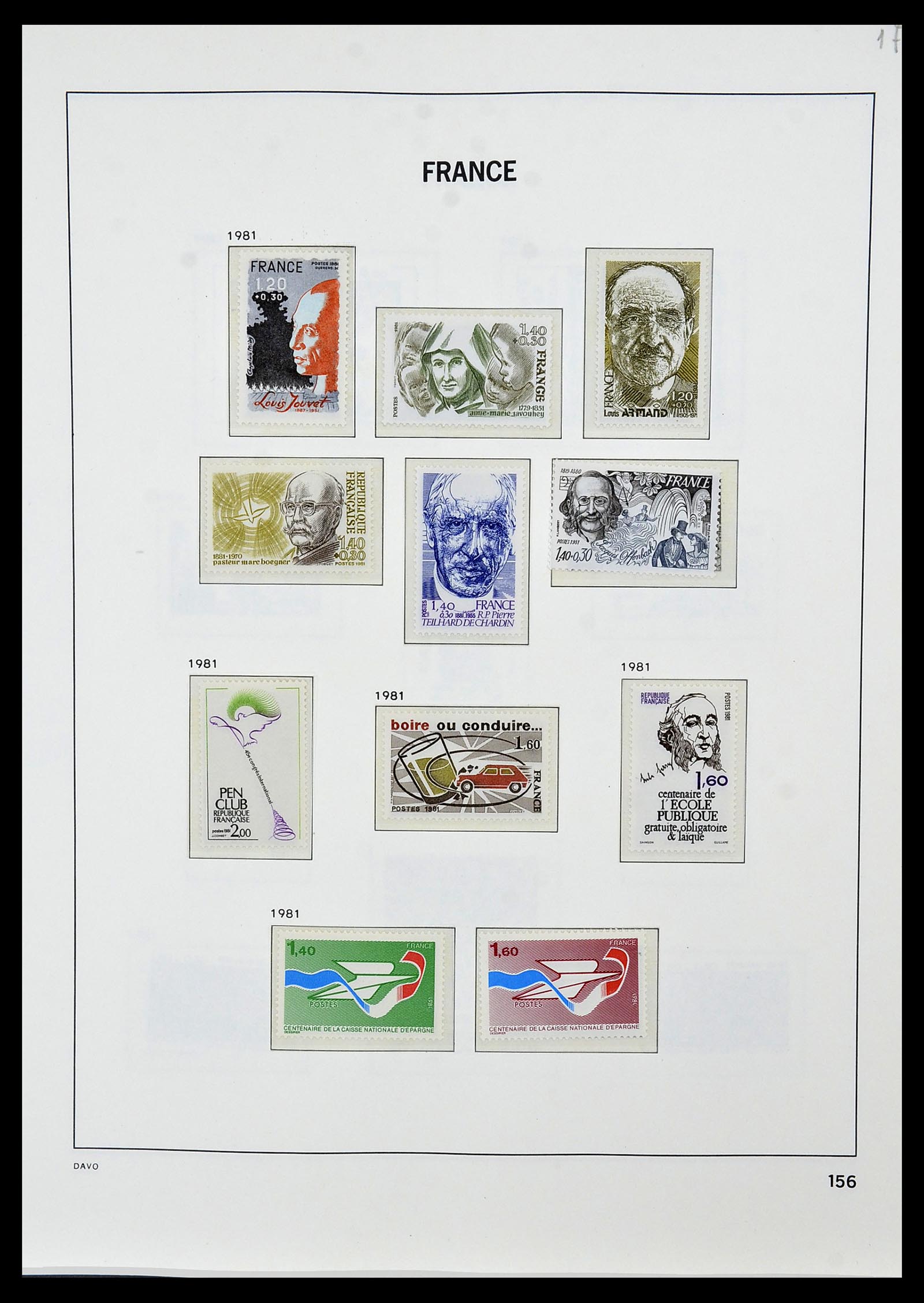 34085 185 - Postzegelverzameling 34085 Frankrijk 1849-1988.