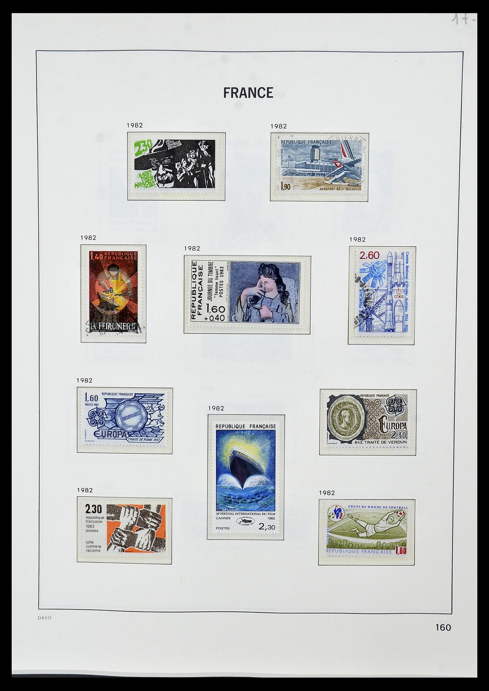 34085 189 - Postzegelverzameling 34085 Frankrijk 1849-1988.