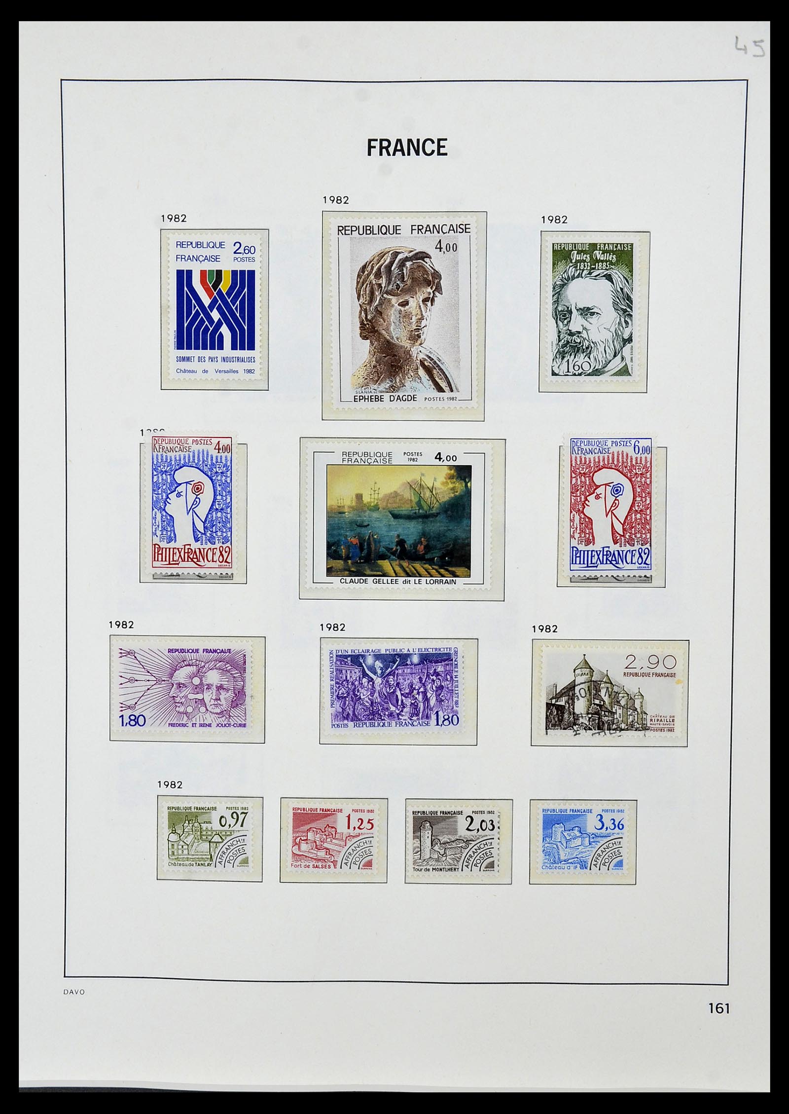 34085 190 - Postzegelverzameling 34085 Frankrijk 1849-1988.