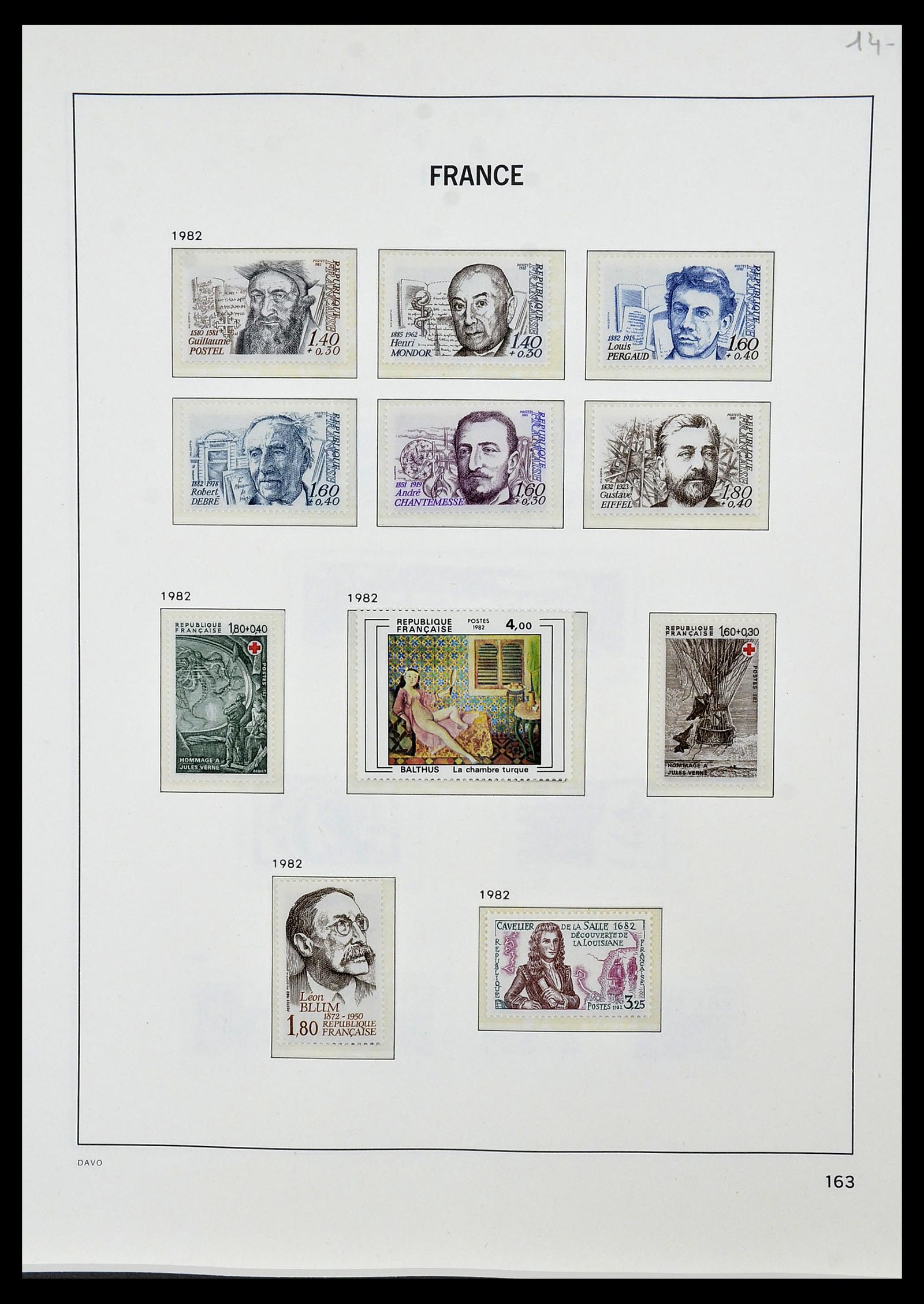 34085 192 - Postzegelverzameling 34085 Frankrijk 1849-1988.