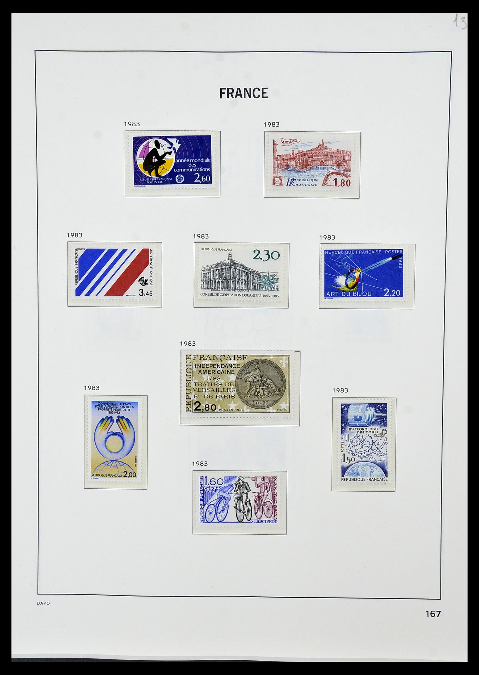 34085 196 - Postzegelverzameling 34085 Frankrijk 1849-1988.