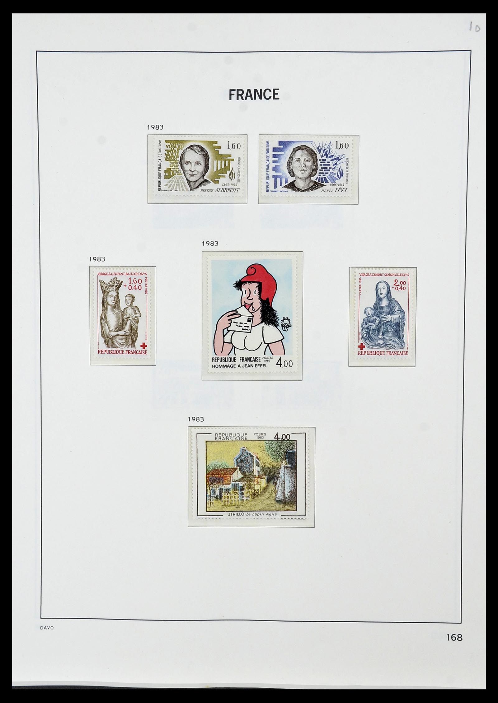 34085 197 - Postzegelverzameling 34085 Frankrijk 1849-1988.