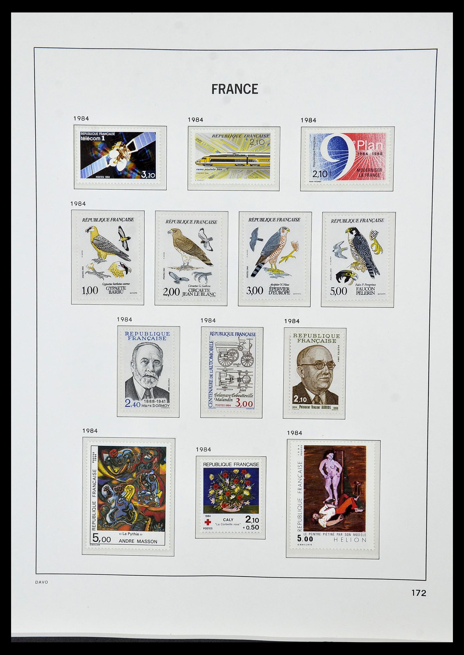 34085 206 - Postzegelverzameling 34085 Frankrijk 1849-1988.