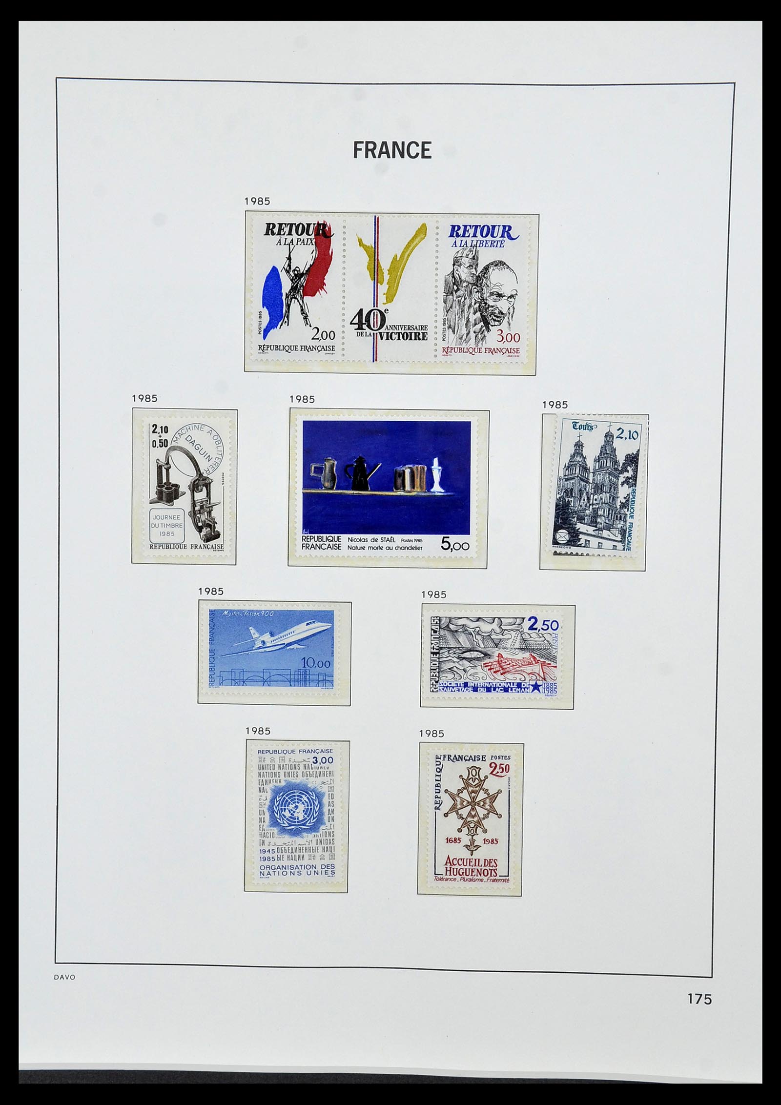 34085 209 - Postzegelverzameling 34085 Frankrijk 1849-1988.