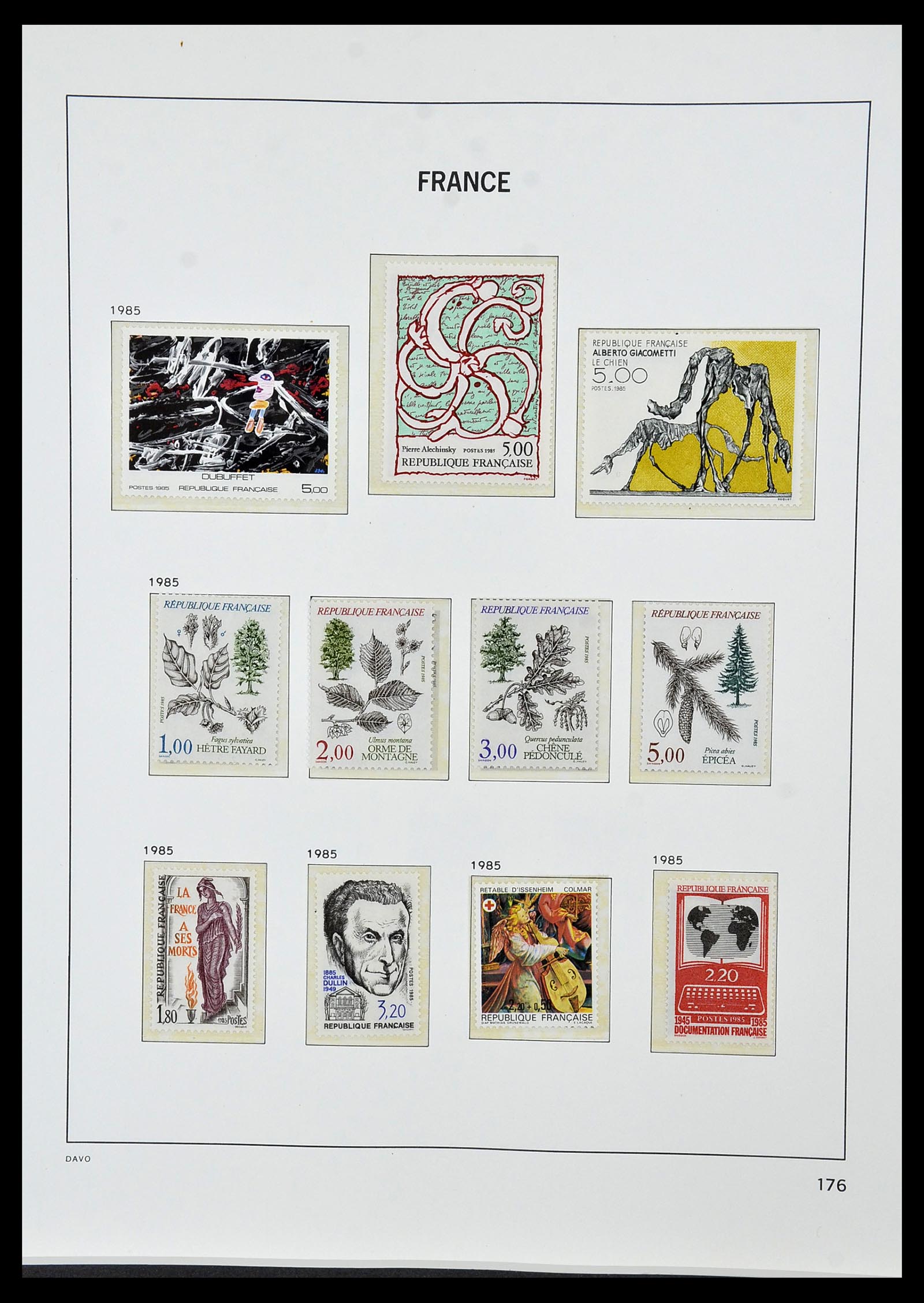 34085 210 - Postzegelverzameling 34085 Frankrijk 1849-1988.
