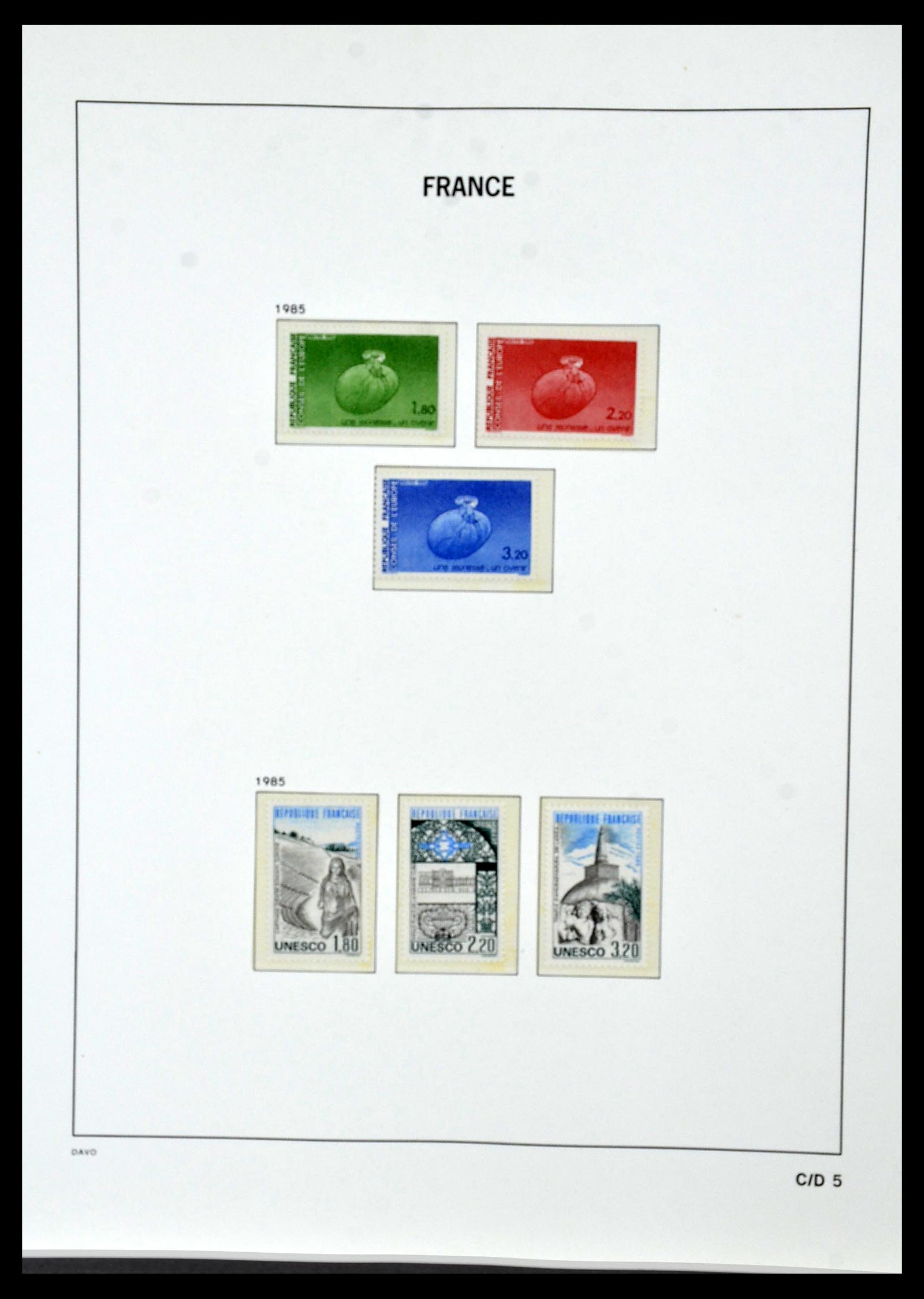 34085 211 - Stamp collection 34085 France 1849-1988.