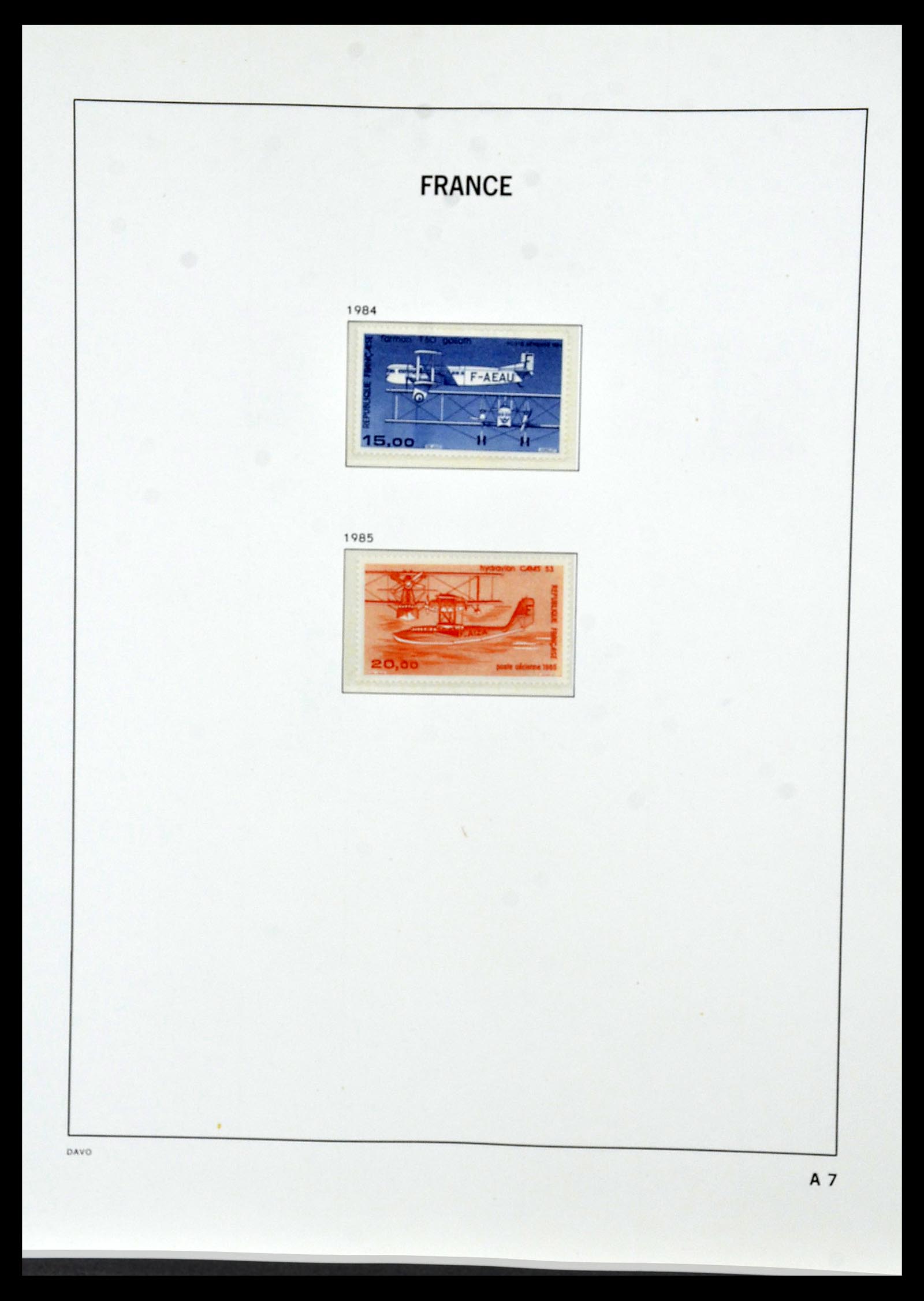 34085 212 - Postzegelverzameling 34085 Frankrijk 1849-1988.