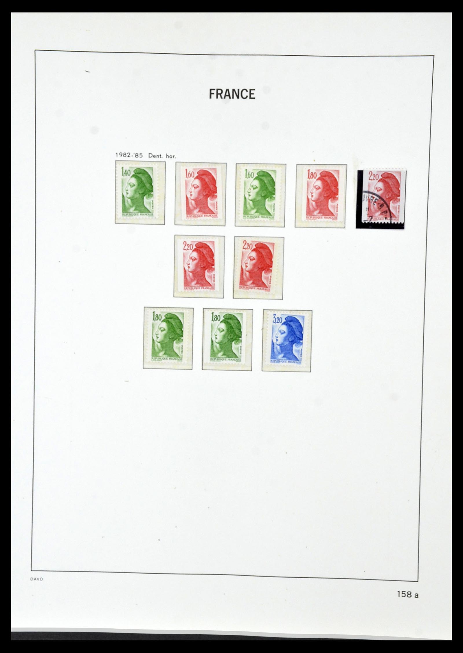 34085 213 - Postzegelverzameling 34085 Frankrijk 1849-1988.