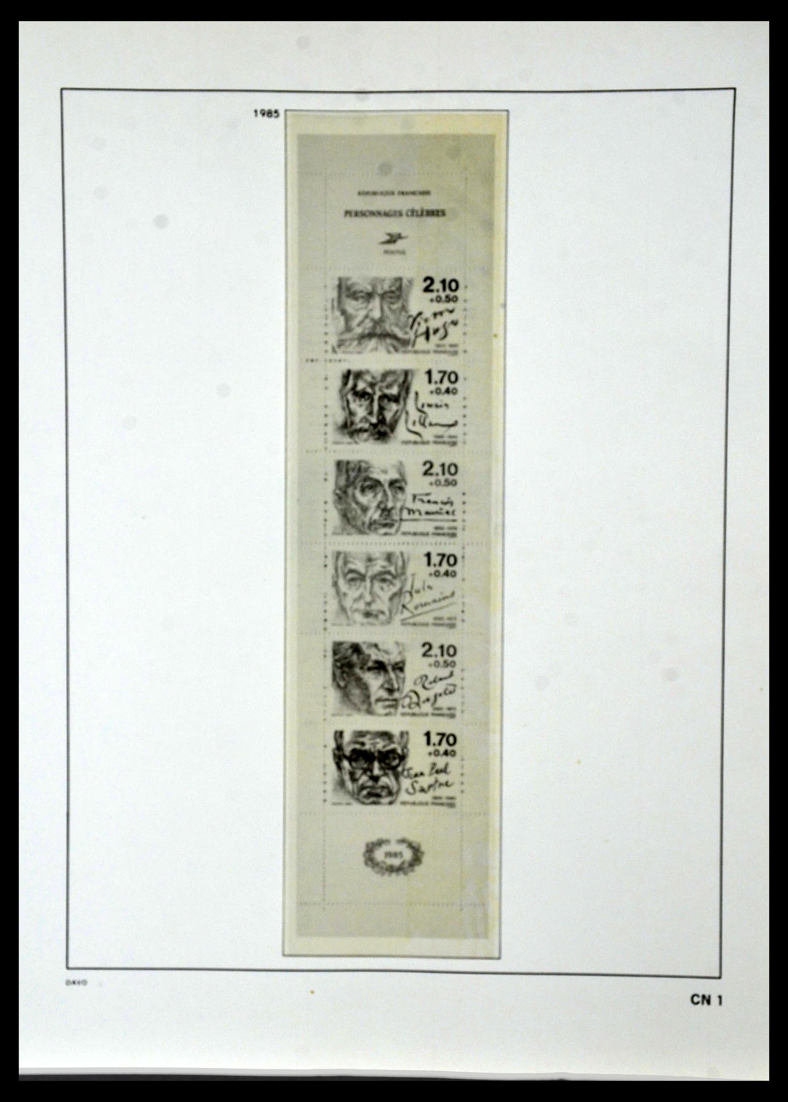 34085 214 - Postzegelverzameling 34085 Frankrijk 1849-1988.