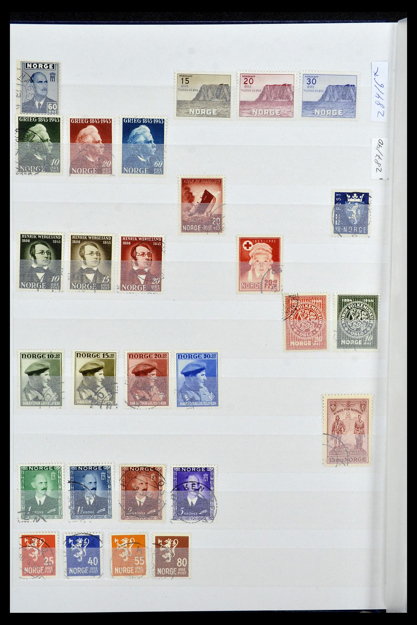 34086 006 - Postzegelverzameling 34086 Noorwegen 1856-1999.