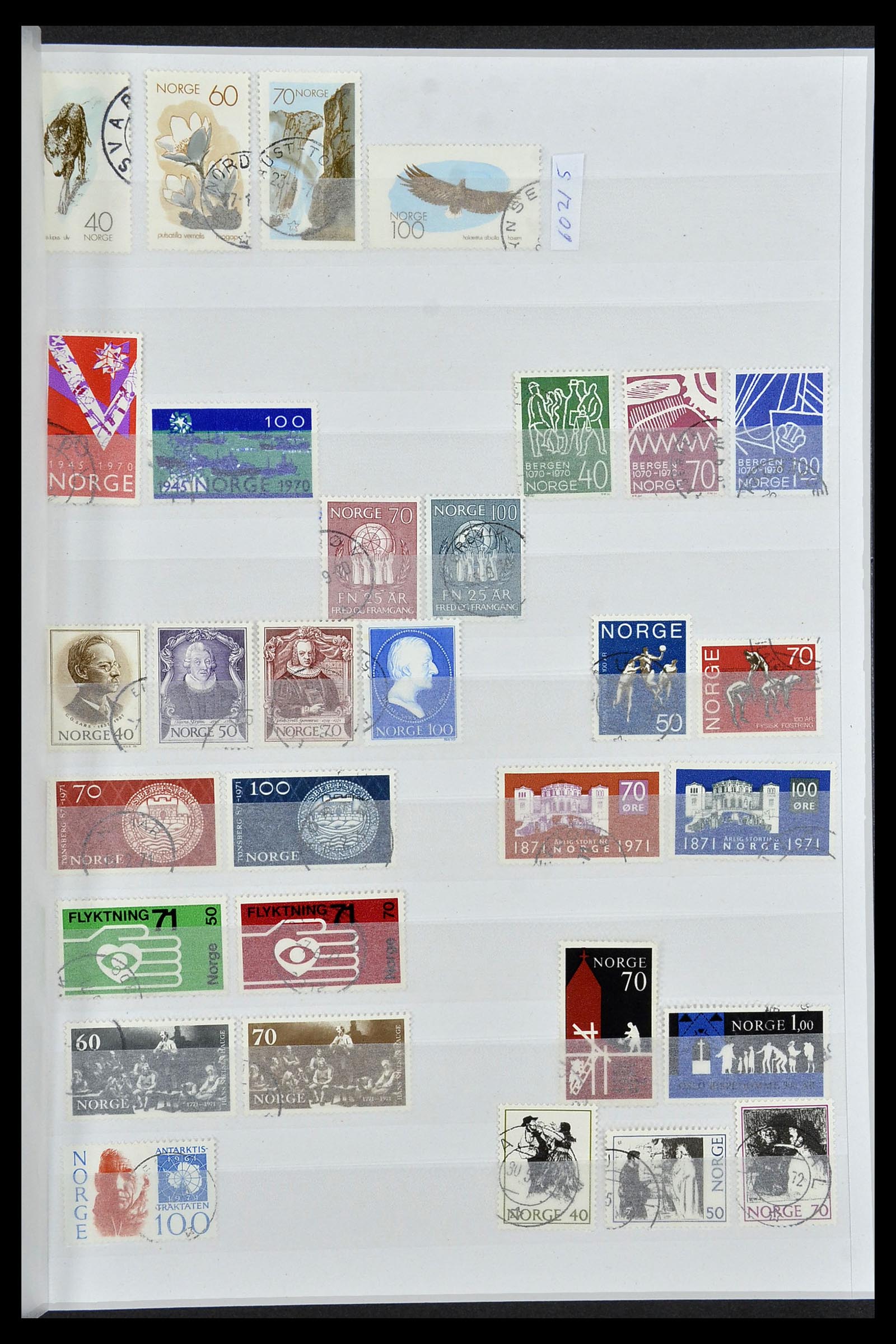 34086 017 - Postzegelverzameling 34086 Noorwegen 1856-1999.