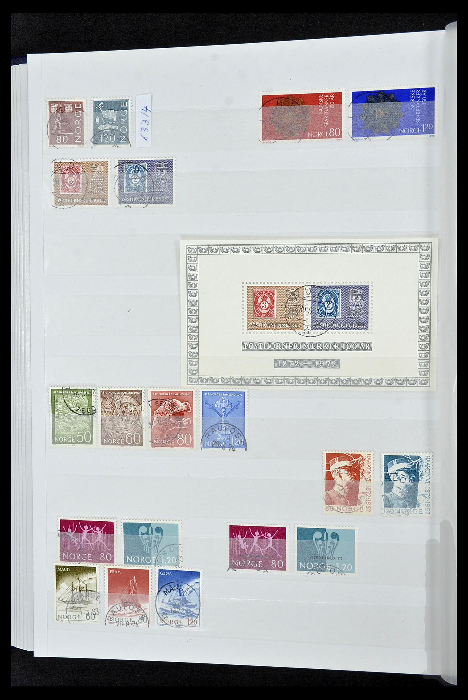 34086 018 - Postzegelverzameling 34086 Noorwegen 1856-1999.