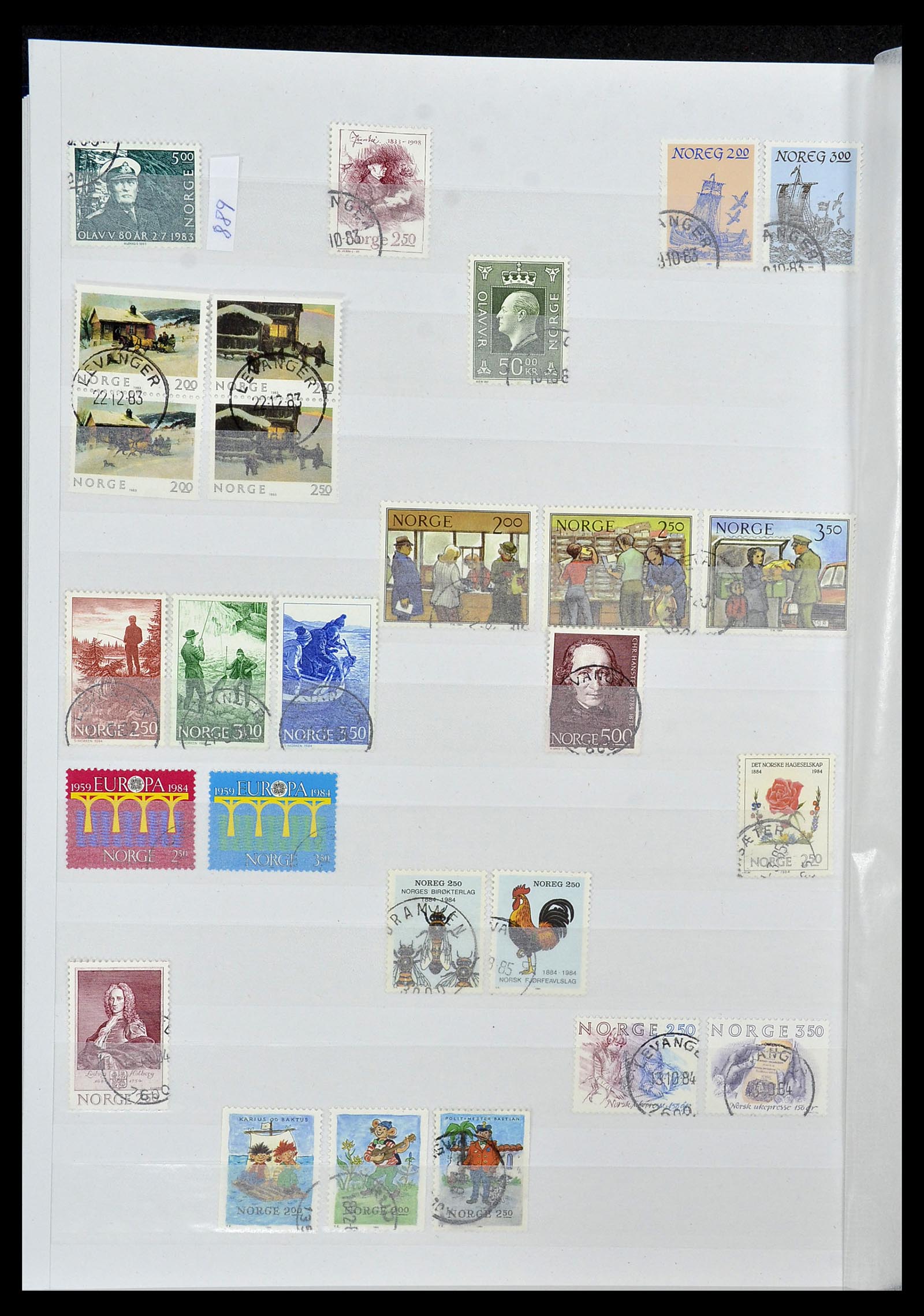 34086 032 - Postzegelverzameling 34086 Noorwegen 1856-1999.