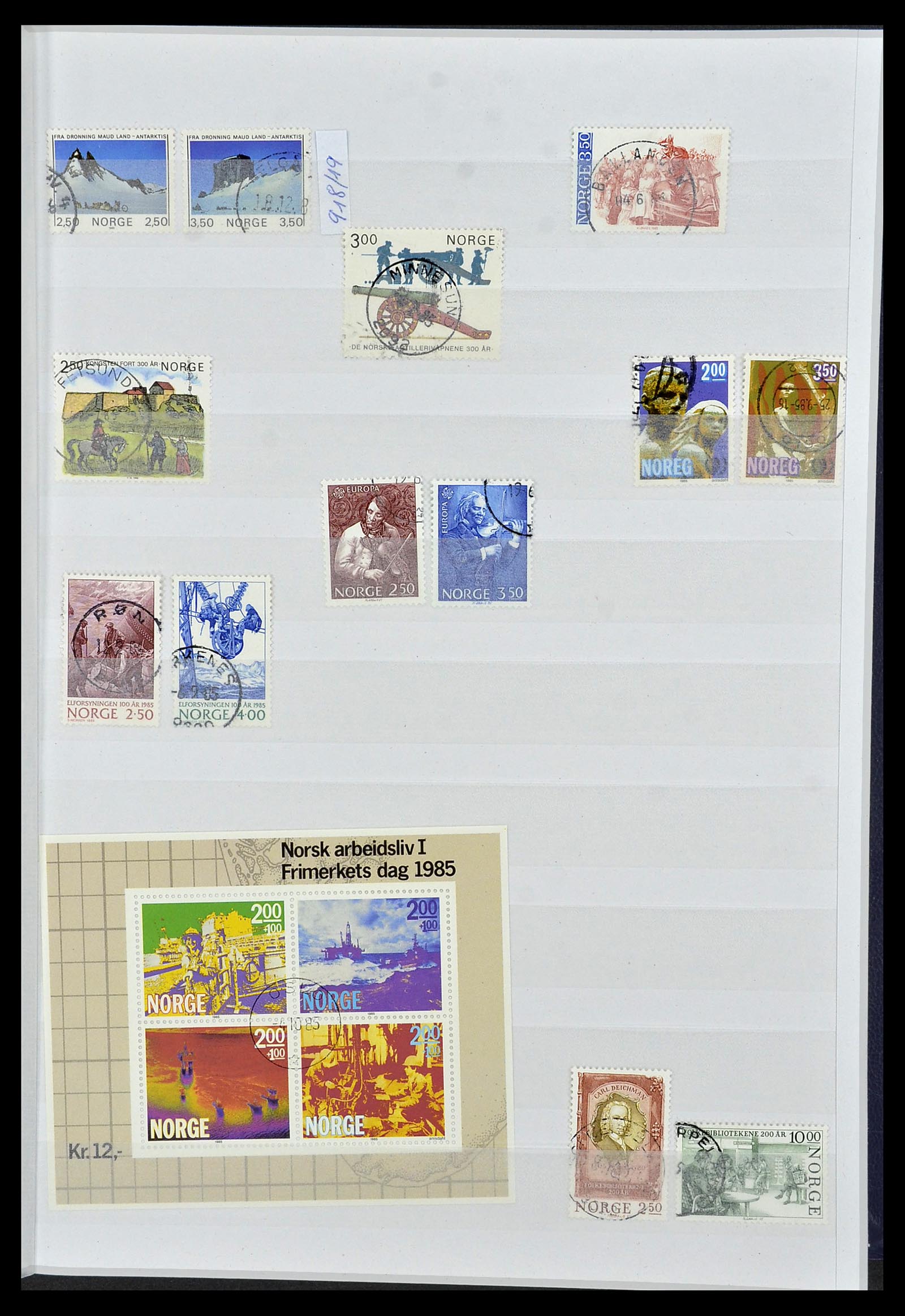 34086 033 - Postzegelverzameling 34086 Noorwegen 1856-1999.