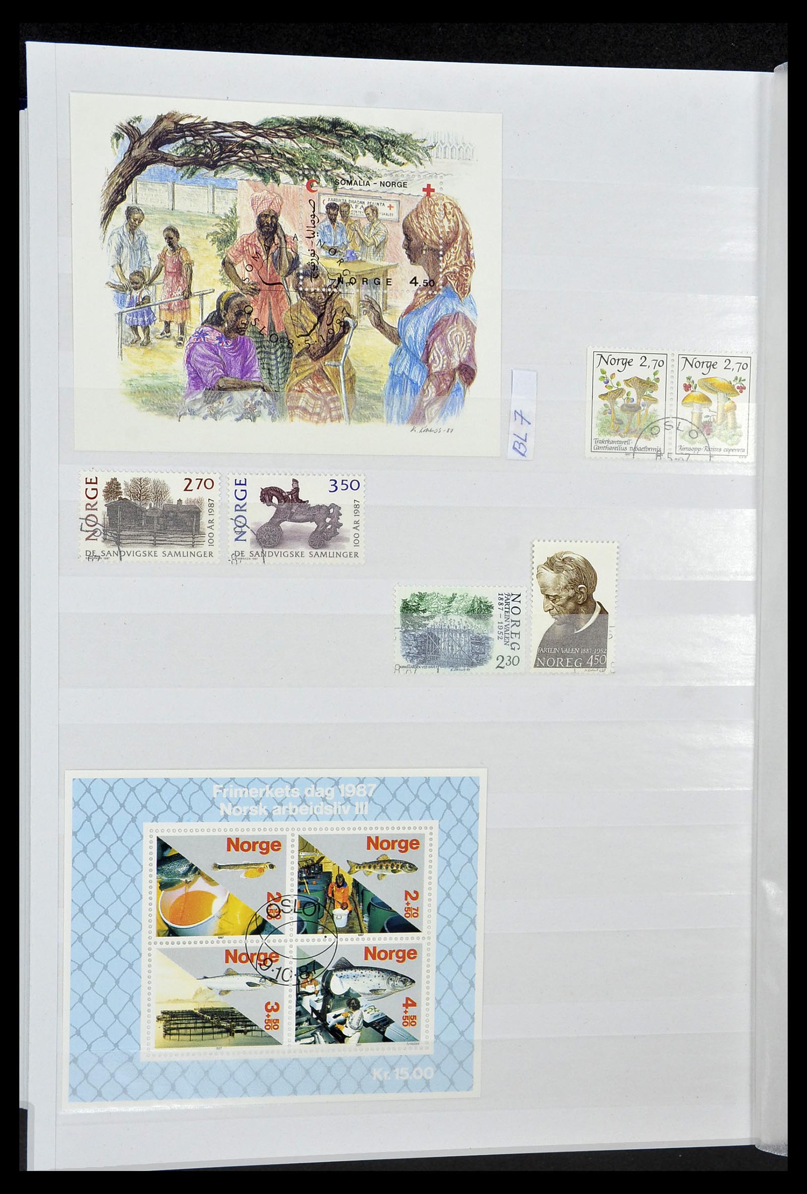 34086 036 - Postzegelverzameling 34086 Noorwegen 1856-1999.