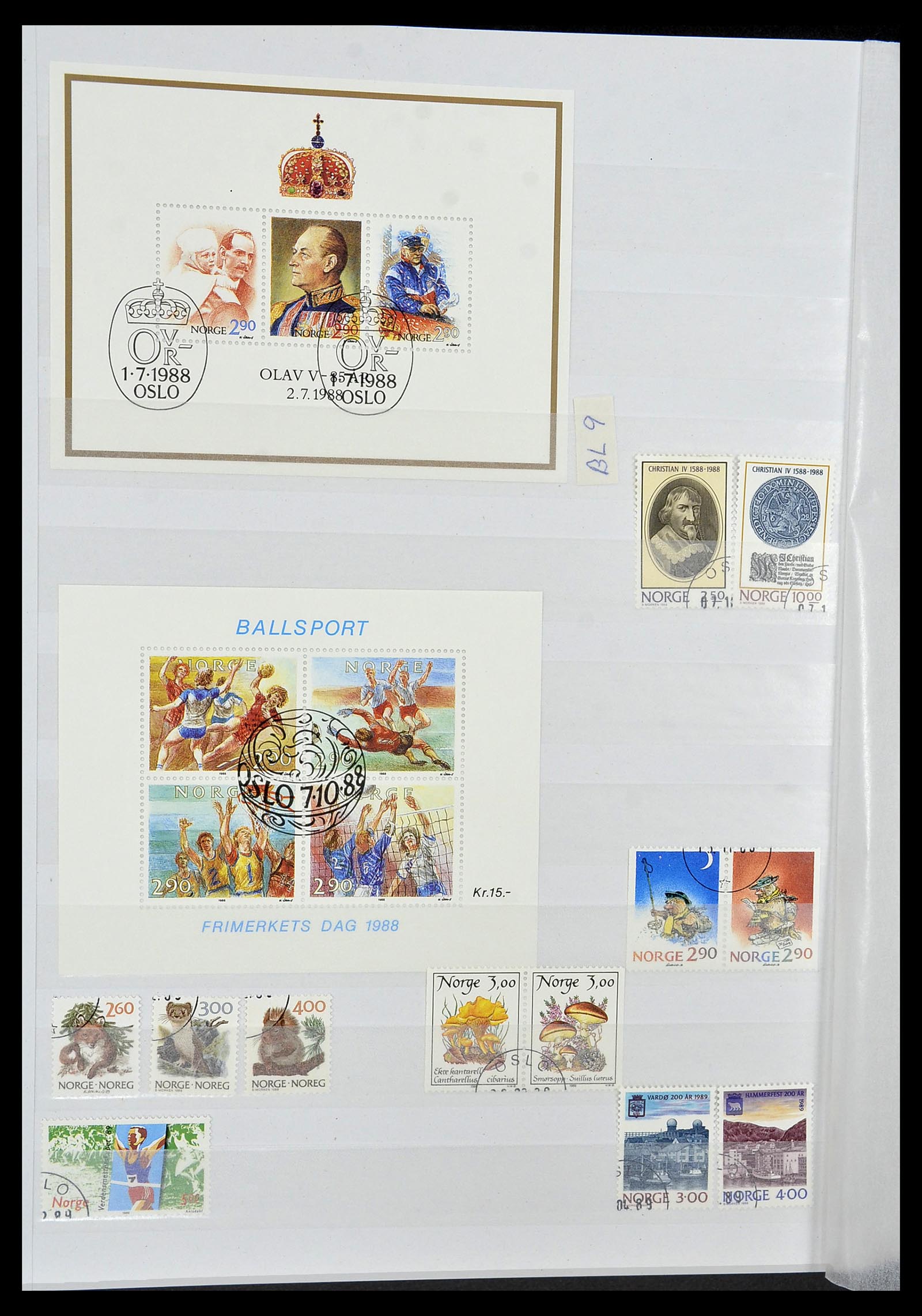 34086 038 - Postzegelverzameling 34086 Noorwegen 1856-1999.