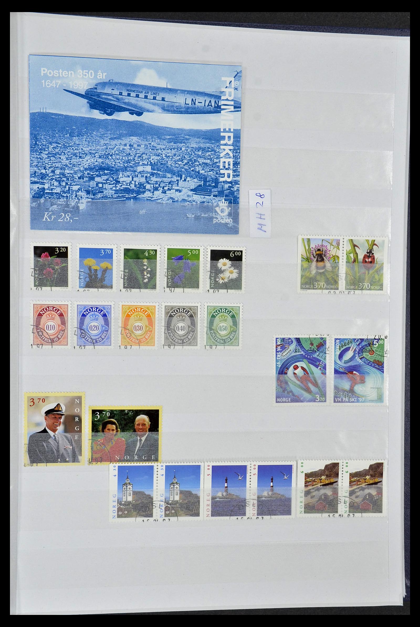 34086 049 - Postzegelverzameling 34086 Noorwegen 1856-1999.