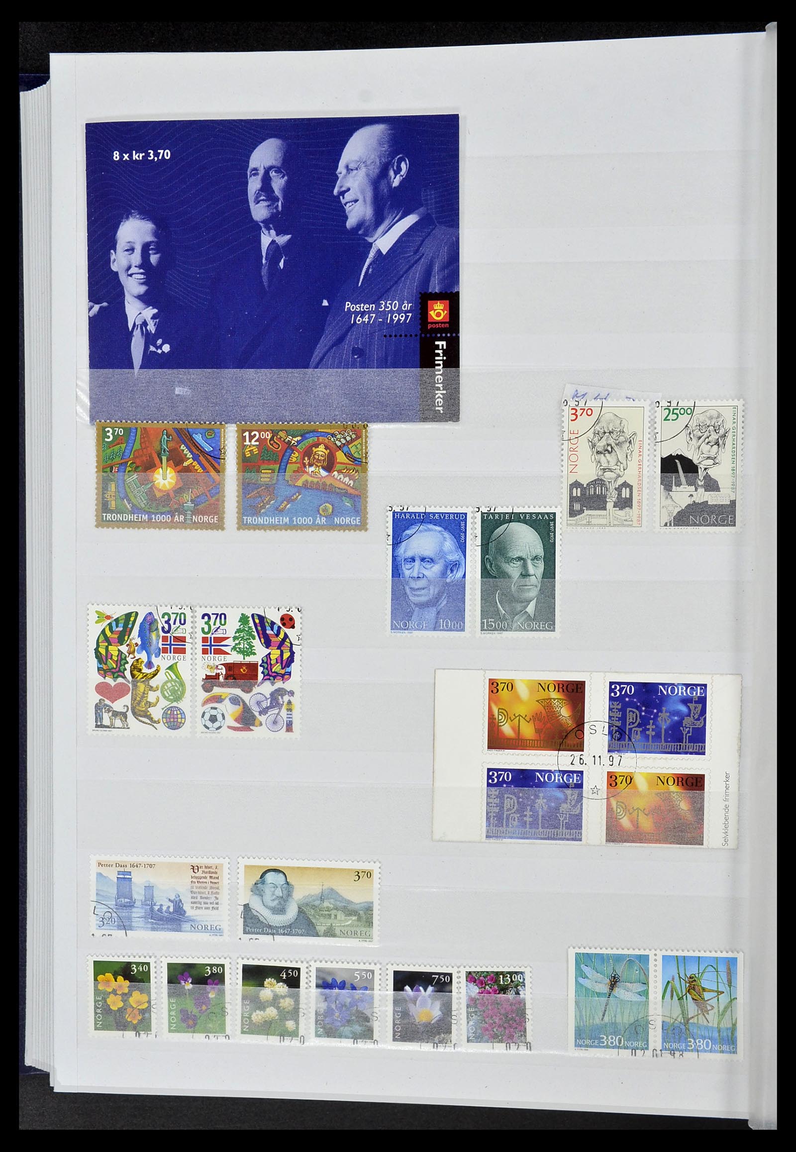 34086 050 - Postzegelverzameling 34086 Noorwegen 1856-1999.